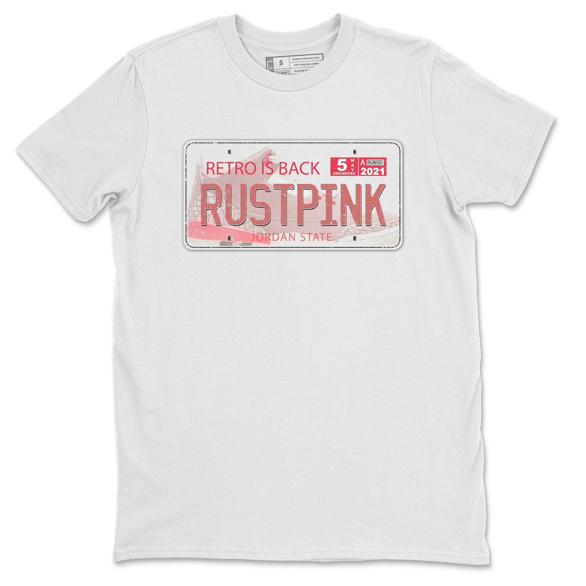 Jordan 3 Rust Pink Sneaker Match Tees Jordan Plate Sneaker Tees Jordan 3 Rust Pink Sneaker Release Tees Unisex Shirts