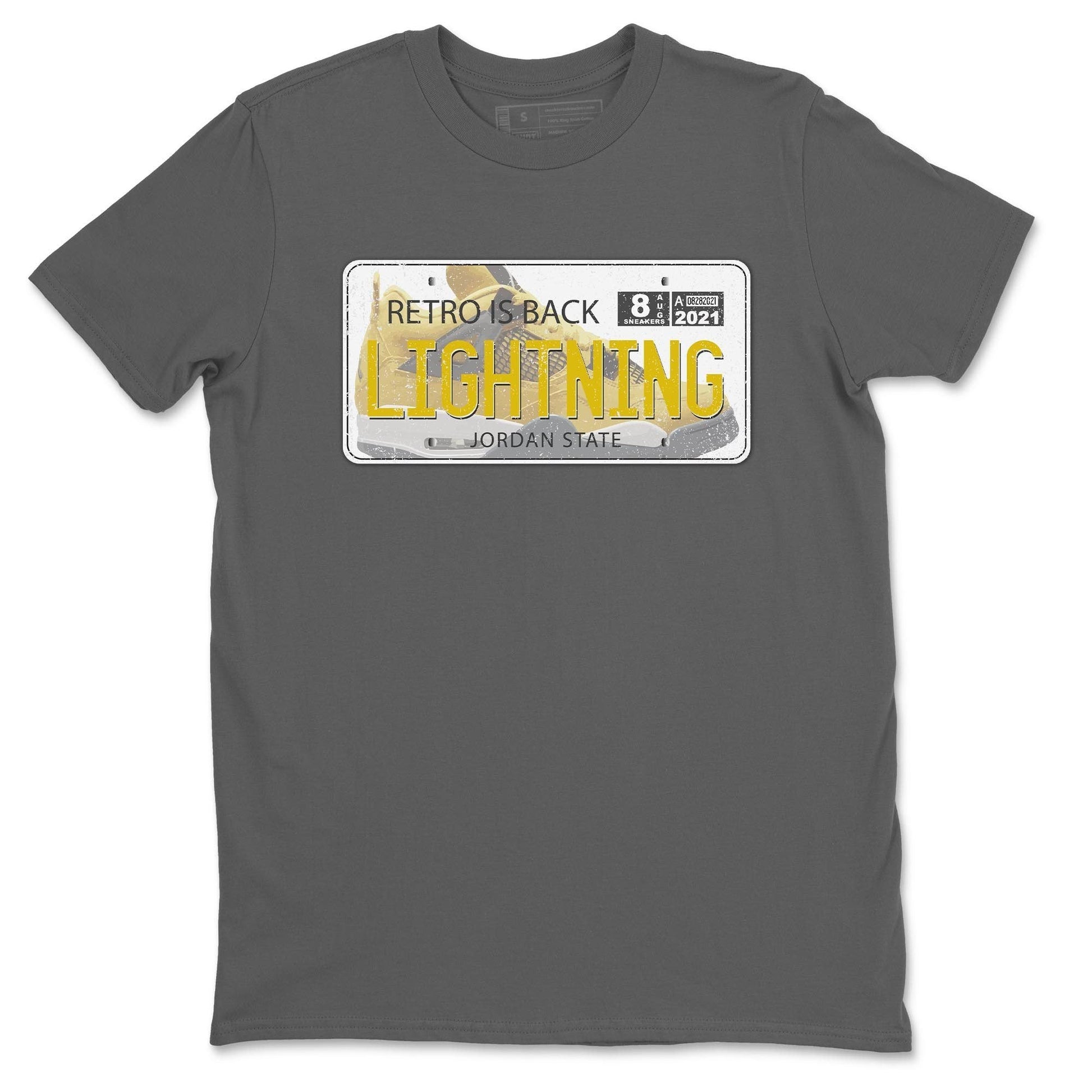 Jordan 4 Lightning Sneaker Match Tees Jordan Plate Sneaker Tees Jordan 4 Lightning Sneaker Release Tees Unisex Shirts