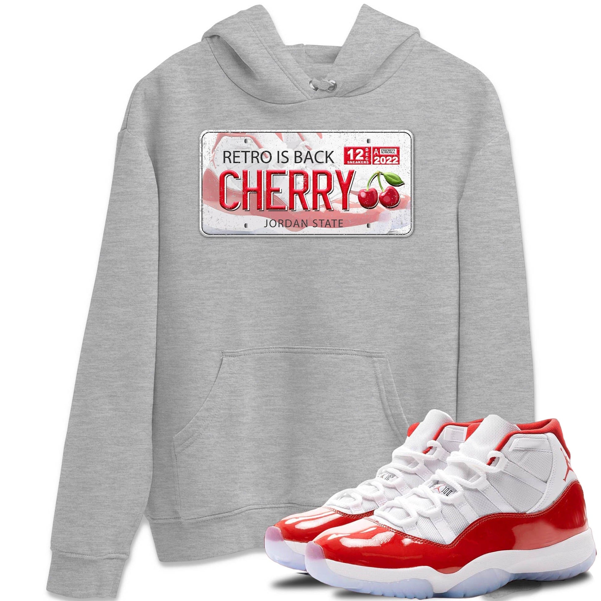 Jordan 11 Cherry Sneaker Match Tees Jordan Plate Sneaker Tees Jordan 11 Cherry Sneaker Release Tees Unisex Shirts