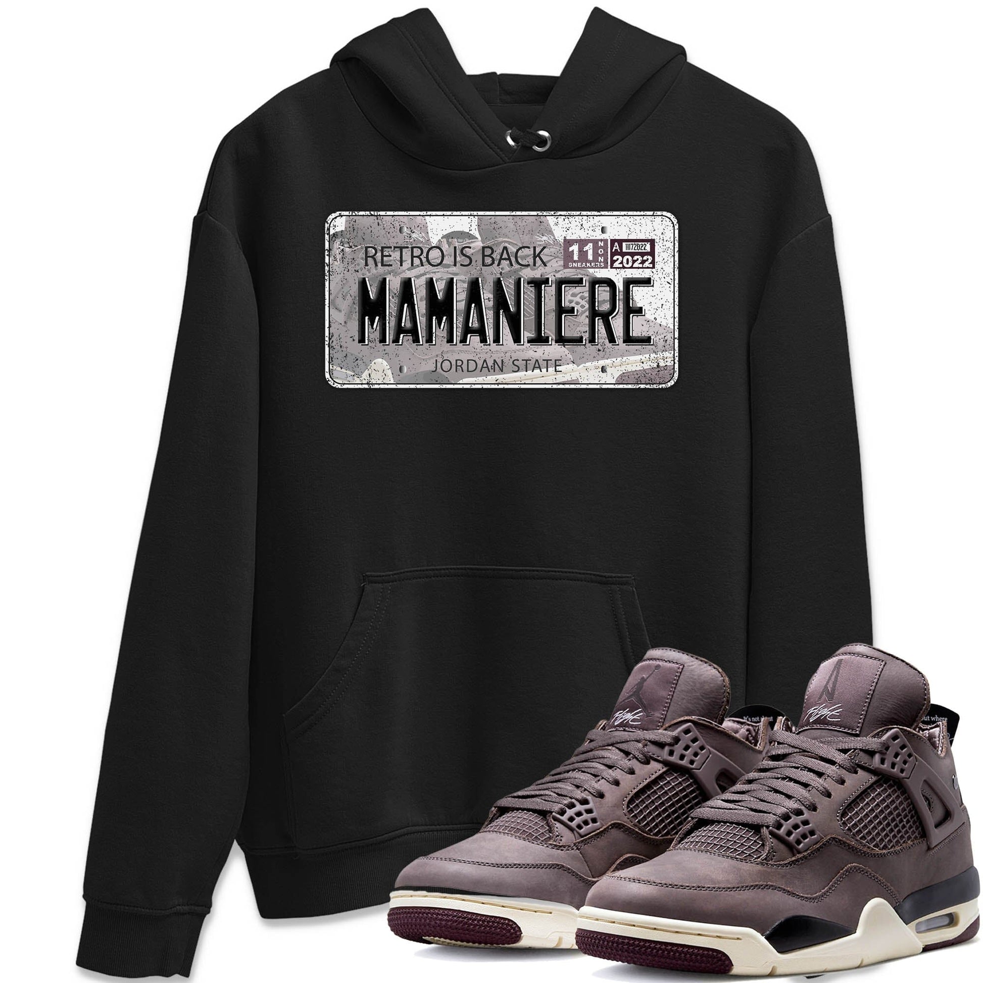Jordan 4 A Ma Maniere Sneaker Match Tees Jordan Plate Sneaker Tees Jordan 4 A Ma Maniere Sneaker Release Tees Unisex Shirts