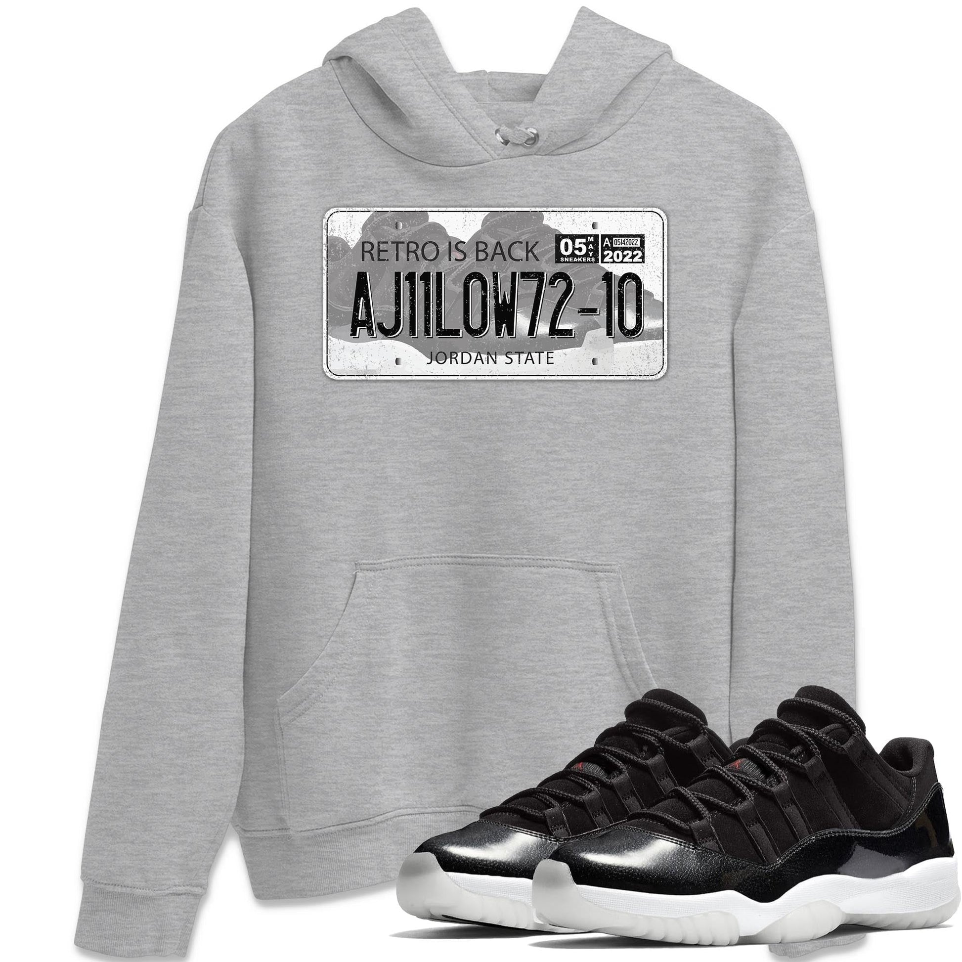 Jordan 11 72-10 Sneaker Match Tees Jordan Plate Sneaker Tees Jordan 11 72-10 Sneaker Release Tees Unisex Shirts