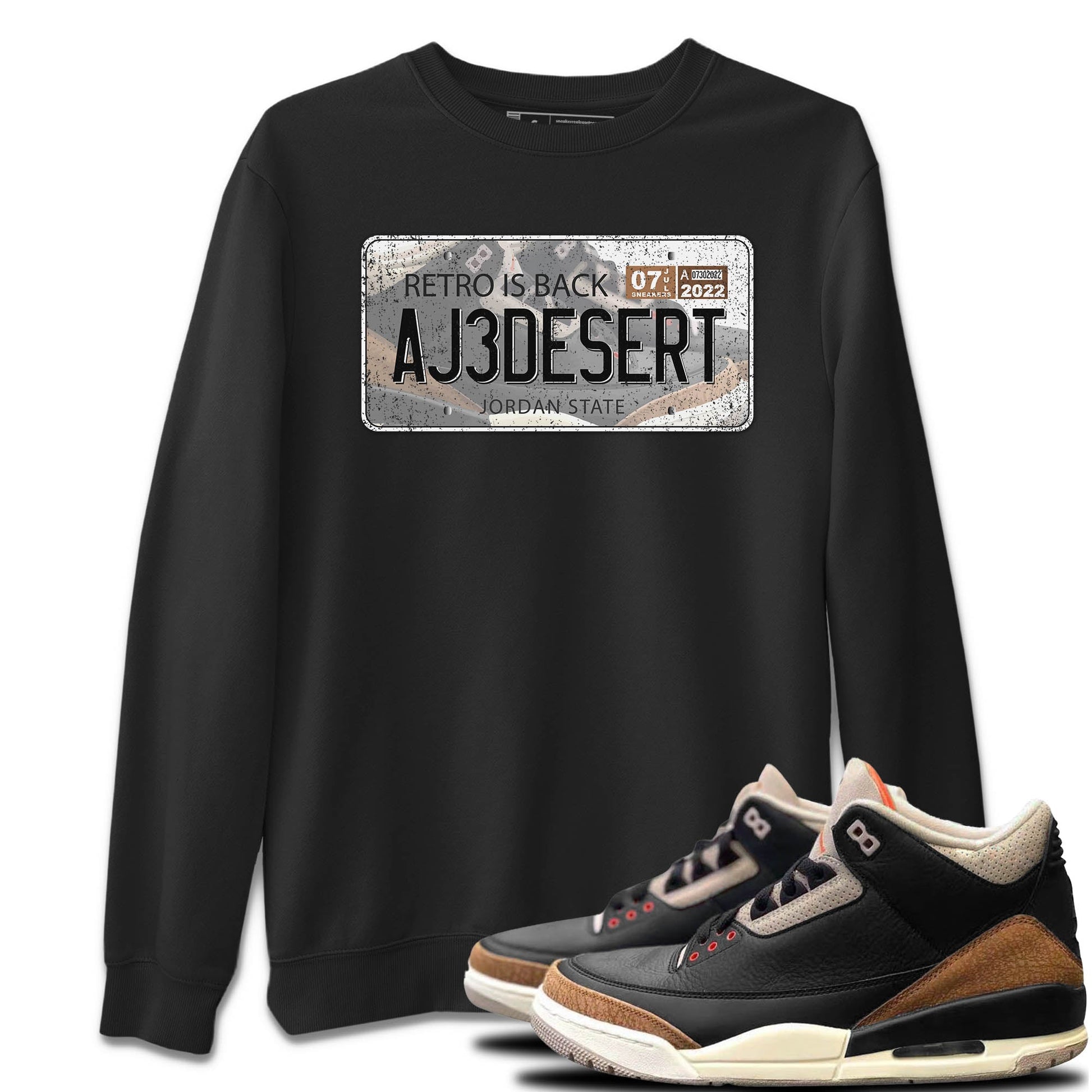 Jordan 3 Desert Elephant Sneaker Match Tees Jordan Plate Sneaker Tees Jordan 3 Desert Elephant Sneaker Release Tees Unisex Shirts