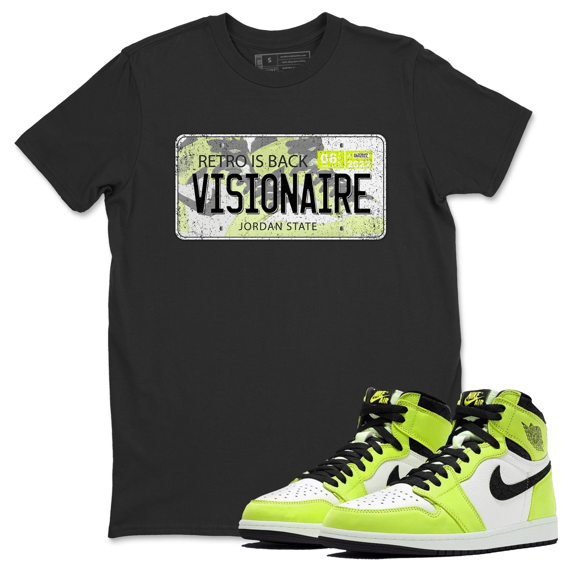 Jordan 1 Visionaire Sneaker Match Tees Jordan Plate Sneaker Tees Jordan 1 Visionaire Sneaker Release Tees Unisex Shirts