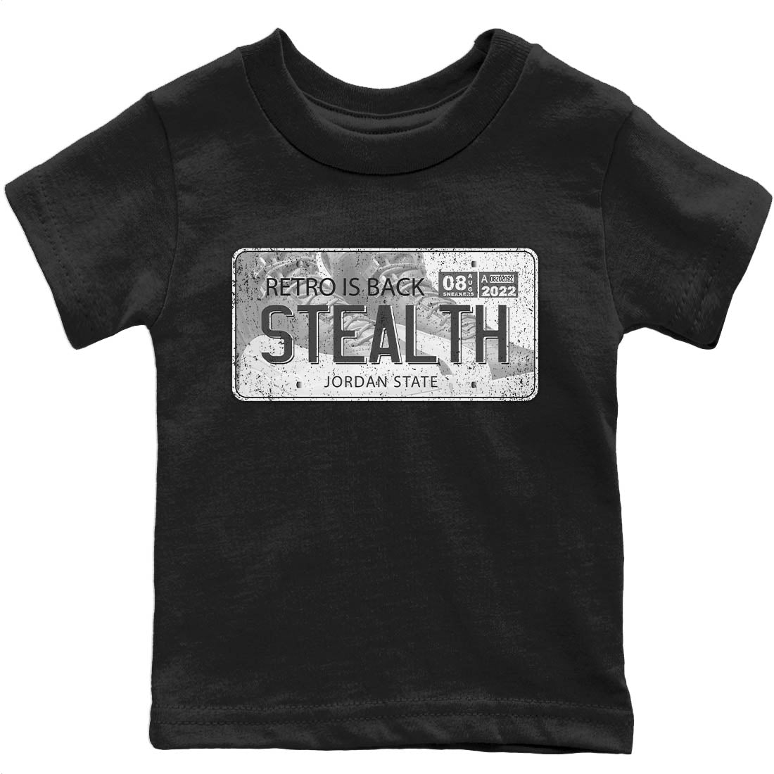 Jordan 12 Stealth Sneaker Match Tees Jordan Plate Sneaker Tees Jordan 12 Stealth Sneaker Release Tees Kids Shirts