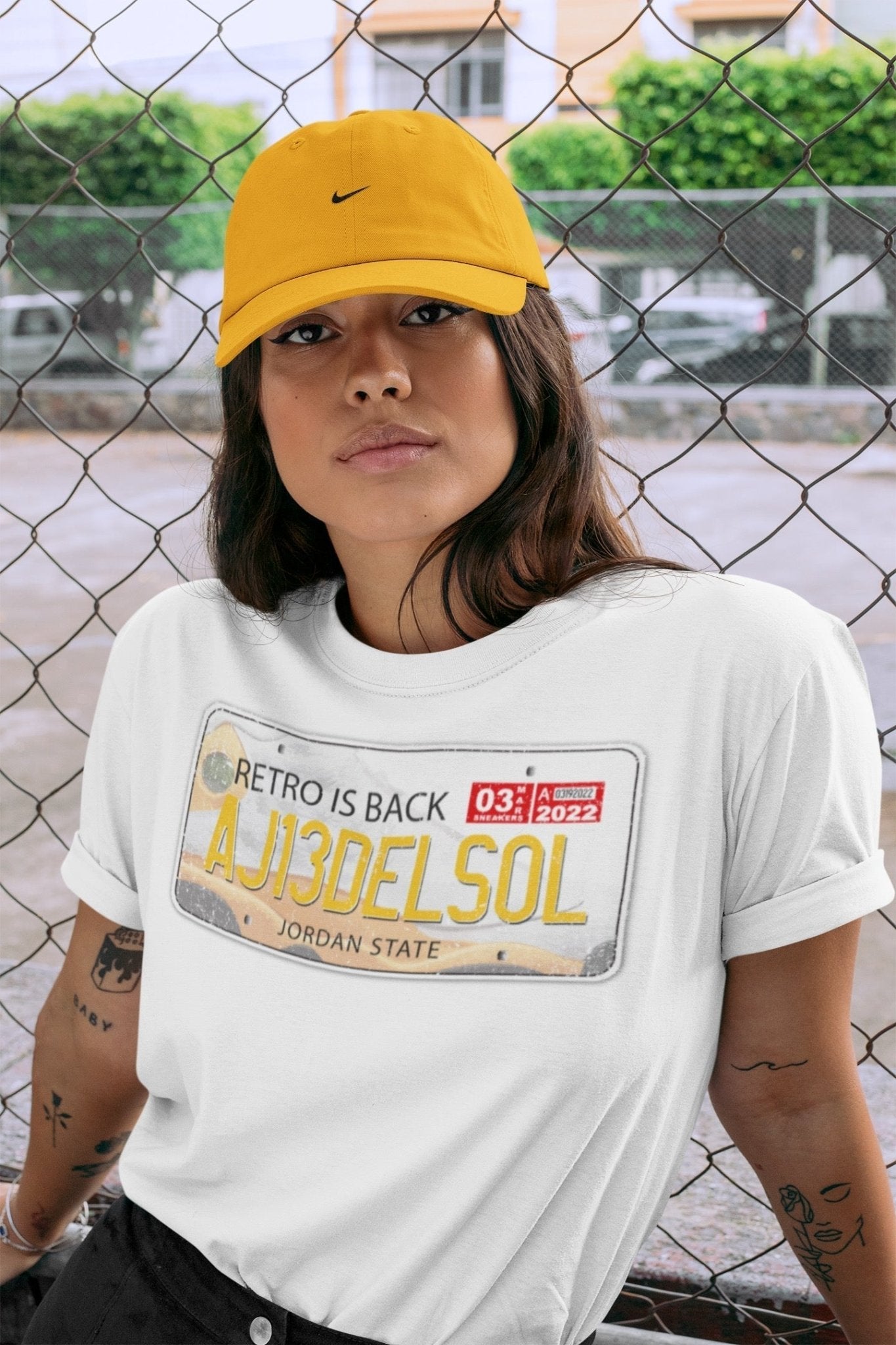 Jordan 13 Del Sol Sneaker Match Tees Jordan Plate Sneaker Tees Jordan 13 Del Sol Sneaker Release Tees Unisex Shirts