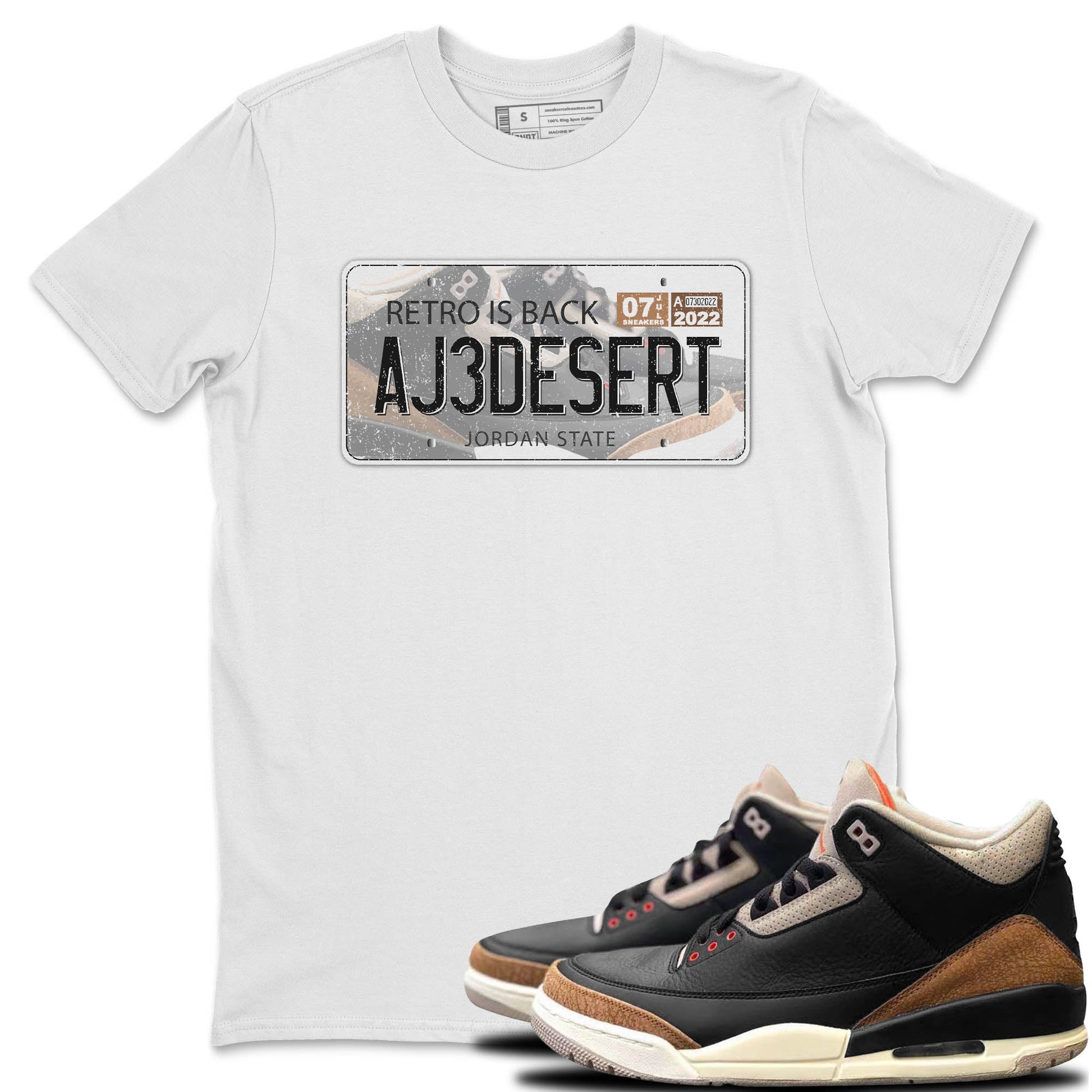 Jordan 3 Desert Elephant Sneaker Match Tees Jordan Plate Sneaker Tees Jordan 3 Desert Elephant Sneaker Release Tees Unisex Shirts