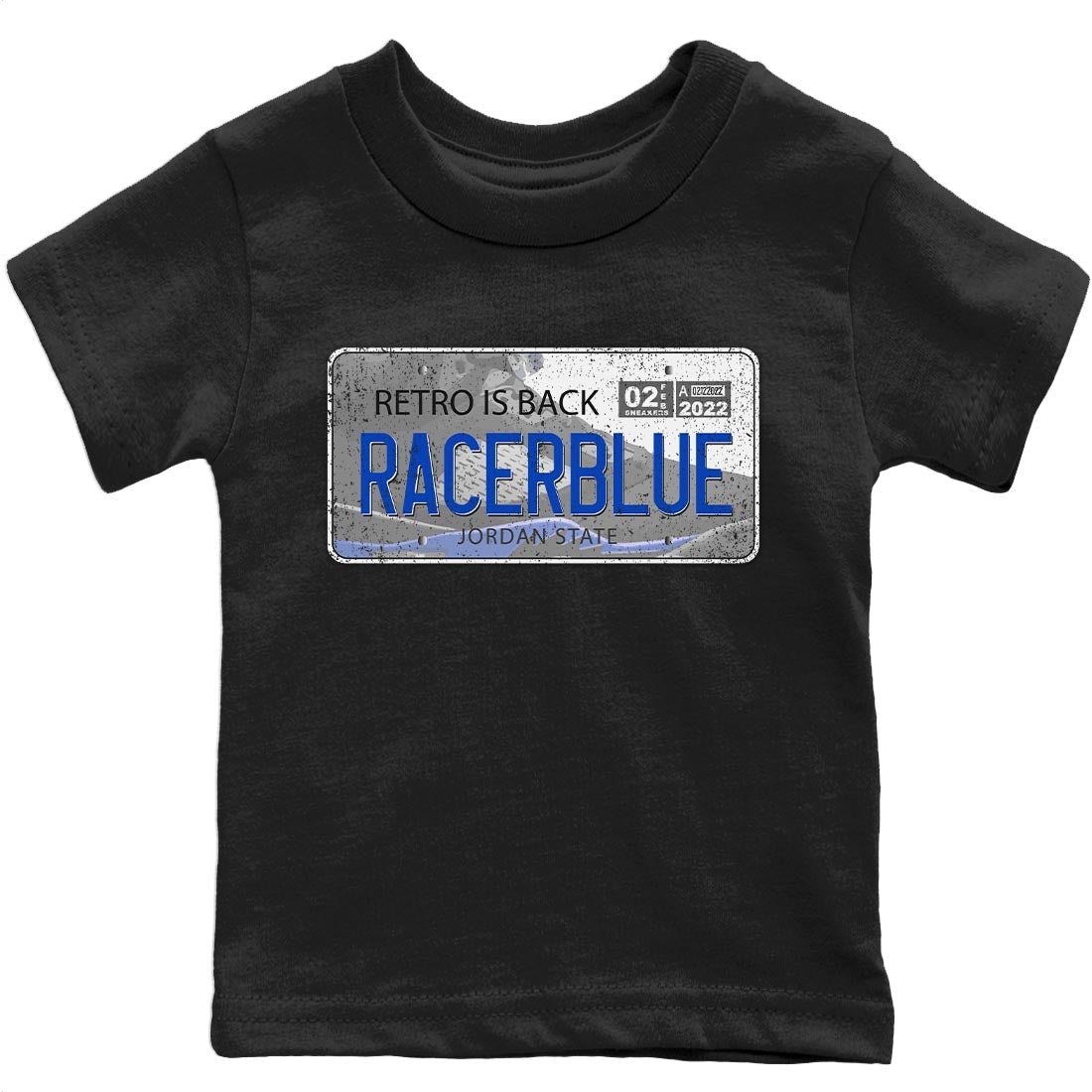 Jordan 5 Racer Blue Sneaker Match Tees Jordan Plate Sneaker Tees Jordan 5 Racer Blue Sneaker Release Tees Kids Shirts