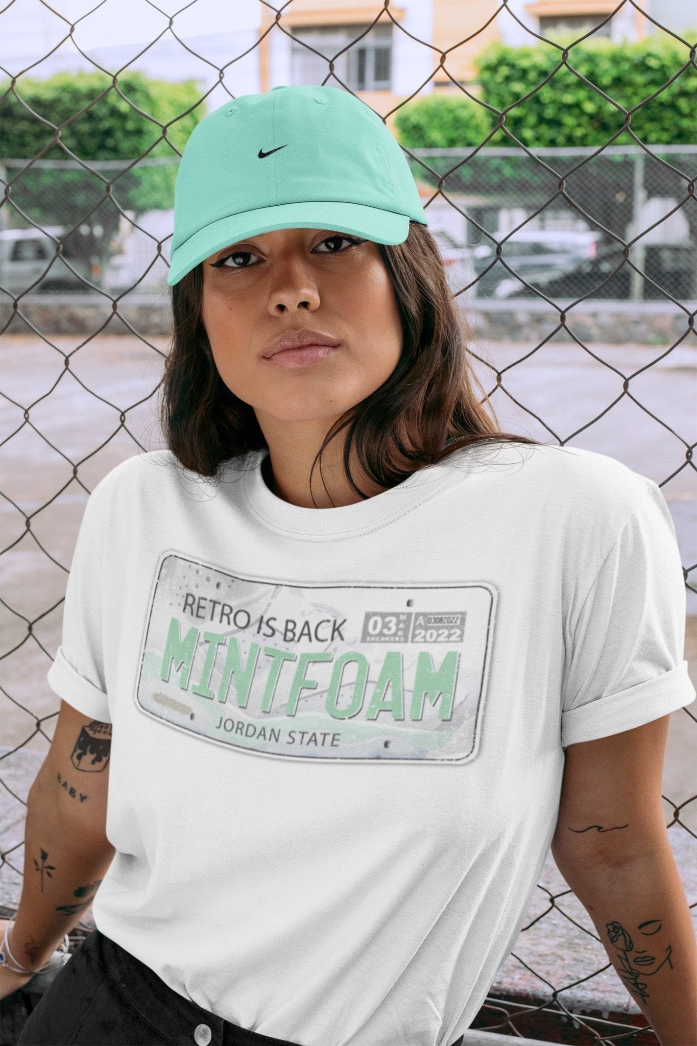 Jordan 6 Mint Foam Sneaker Match Tees Jordan Plate Sneaker Tees Jordan 6 Mint Foam Sneaker Release Tees Unisex Shirts