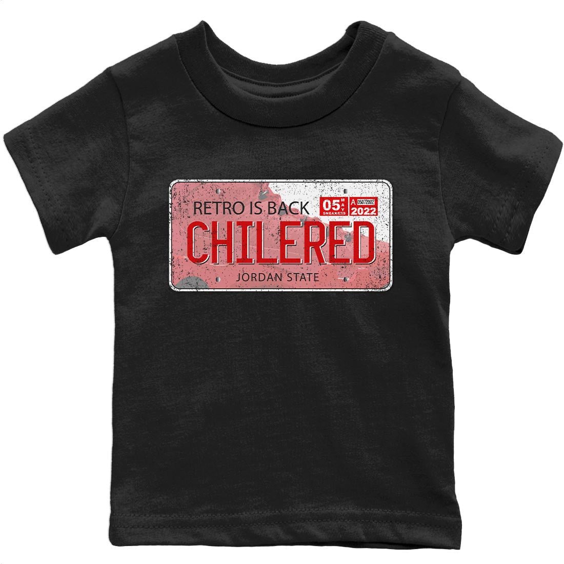 Jordan 9 Chile Red Sneaker Match Tees Jordan Plate Sneaker Tees Jordan 9 Chile Red Sneaker Release Tees Kids Shirts