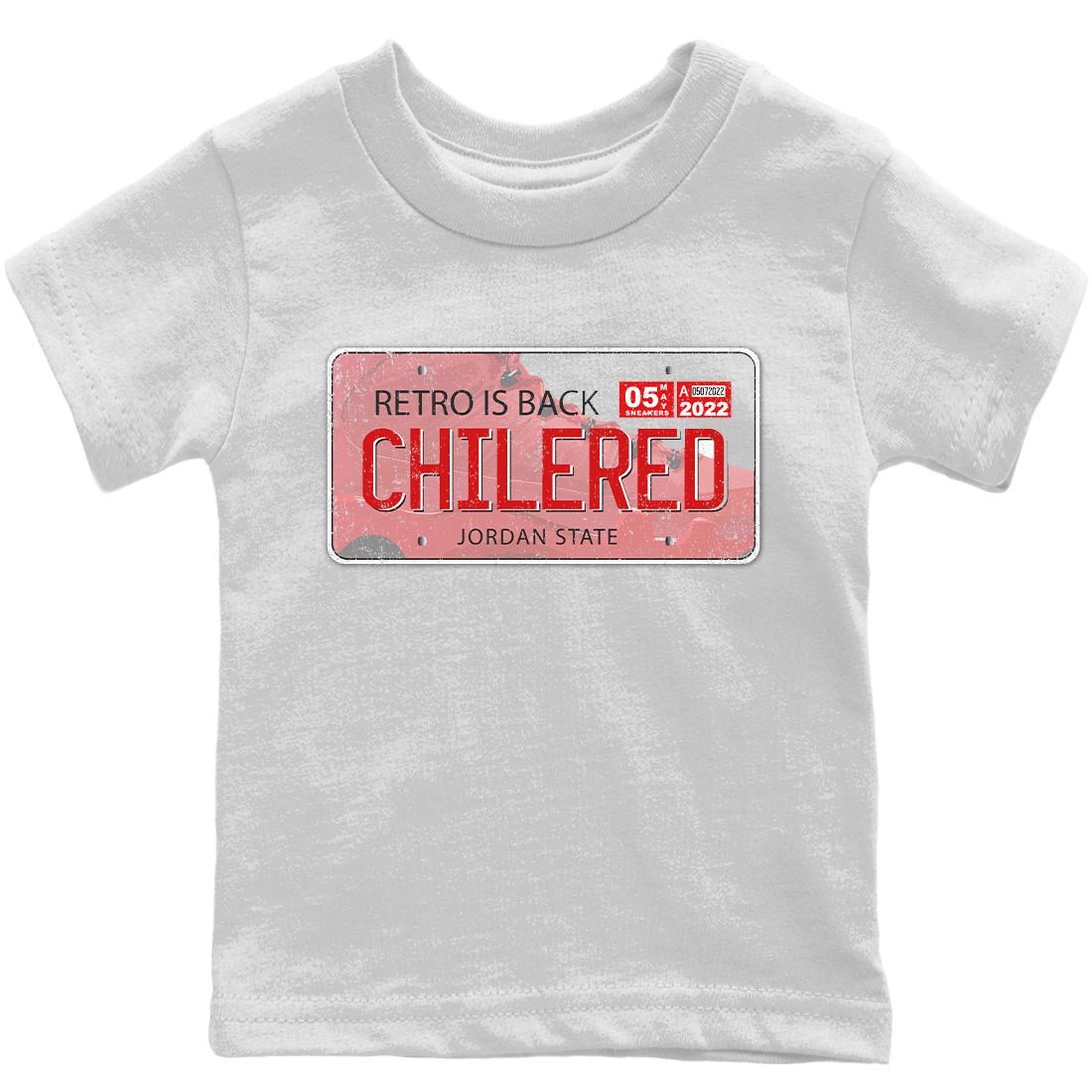 Jordan 9 Chile Red Sneaker Match Tees Jordan Plate Sneaker Tees Jordan 9 Chile Red Sneaker Release Tees Kids Shirts