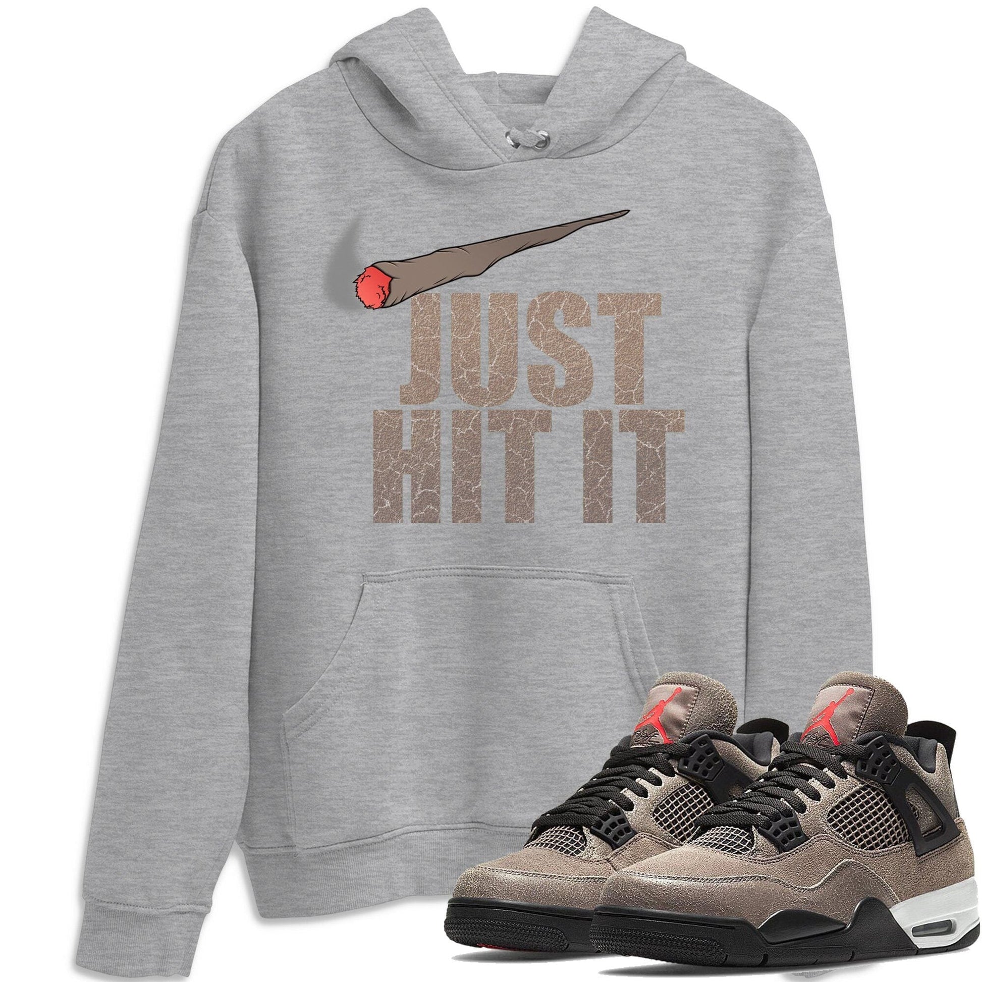 Jordan 4 Taupe Haze Sneaker Match Tees Just Hit It Sneaker Tees Jordan 4 Taupe Haze Sneaker Release Tees Unisex Shirts