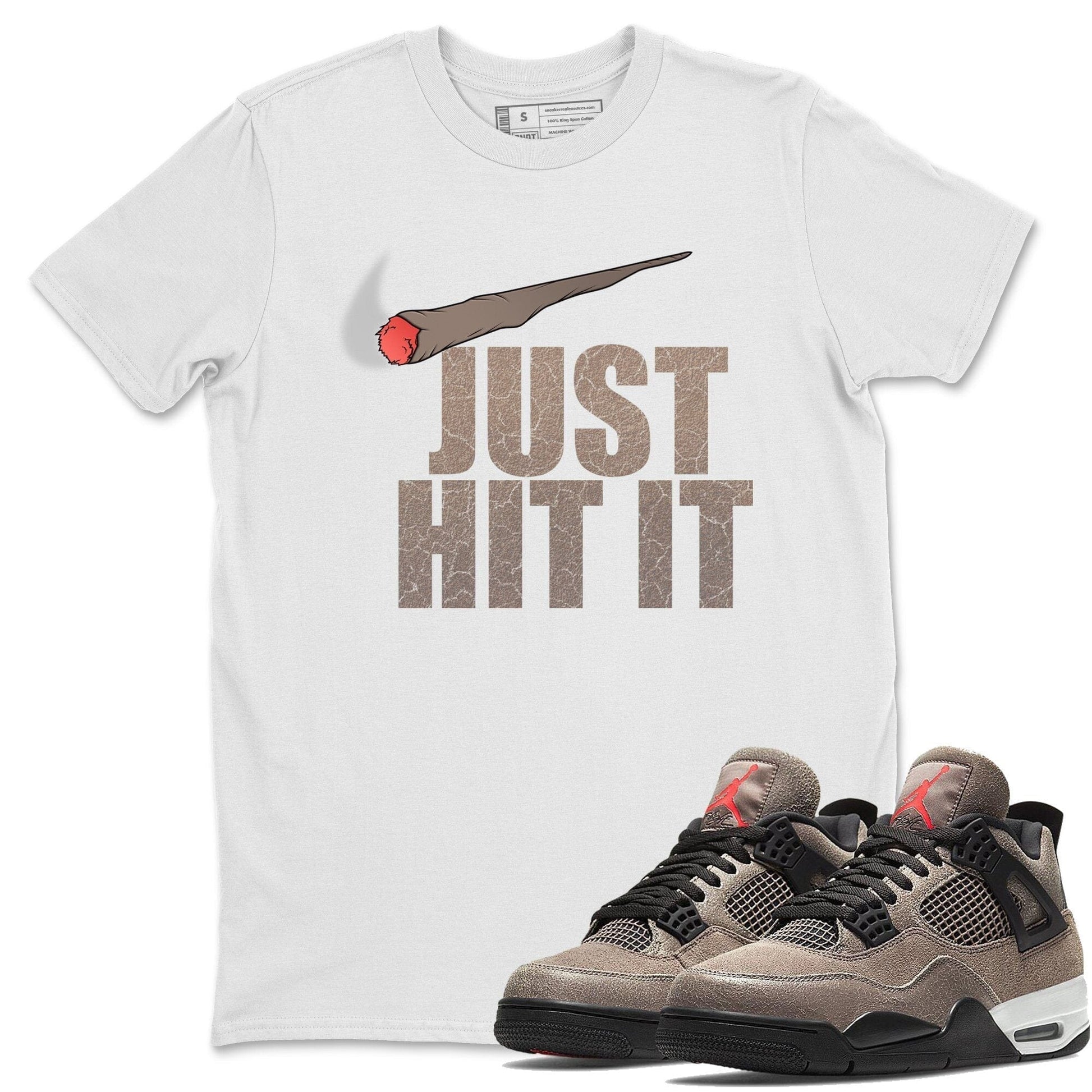 Jordan 4 Taupe Haze Sneaker Match Tees Just Hit It Sneaker Tees Jordan 4 Taupe Haze Sneaker Release Tees Unisex Shirts