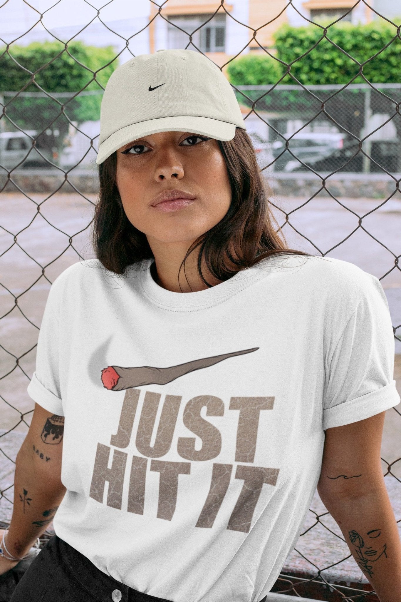 Jordan 4 Taupe Haze Sneaker Match Tees Just Hit It Sneaker Tees Jordan 4 Taupe Haze Sneaker Release Tees Unisex Shirts