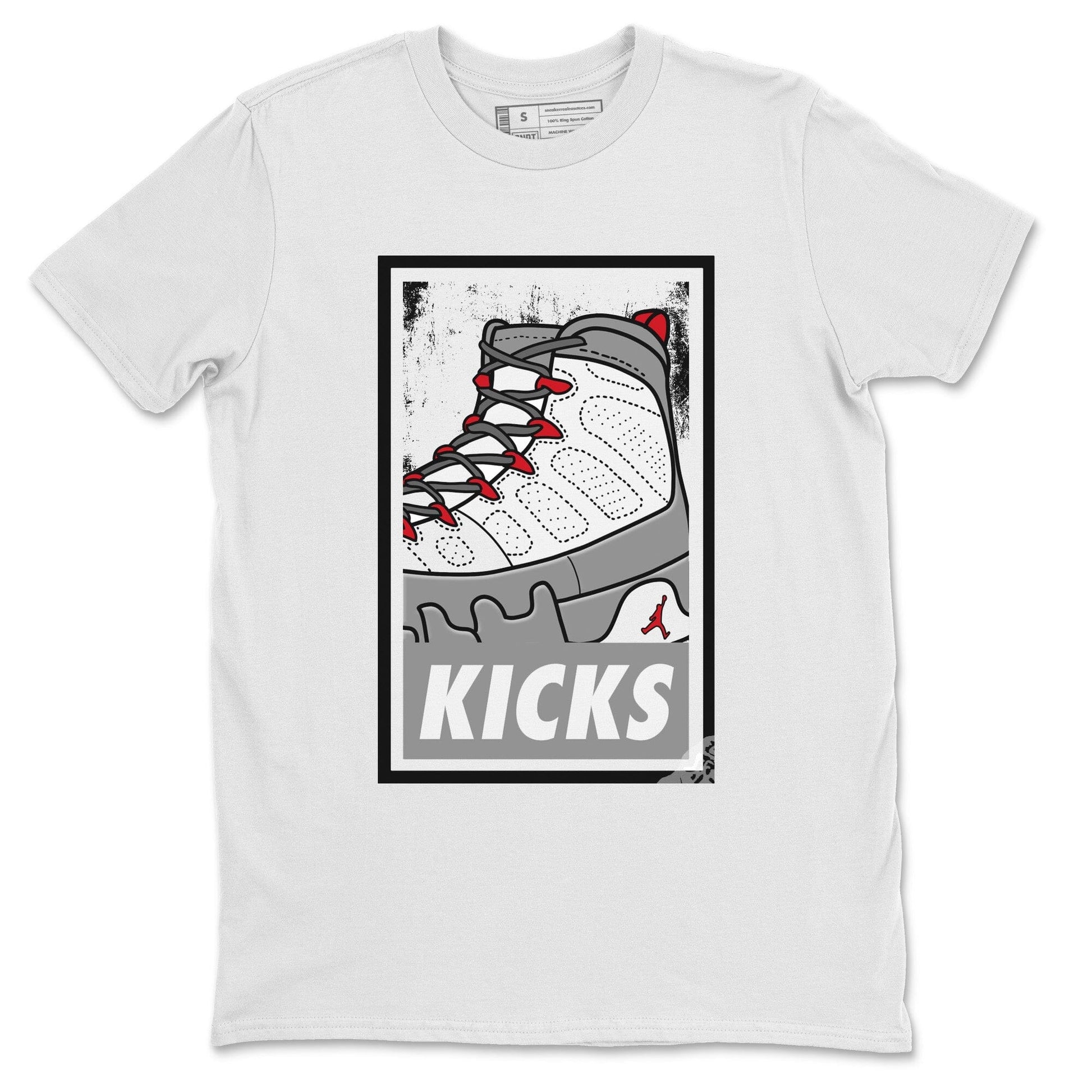 Jordan 9 Fire Red Sneaker Match Tees KICKS Sneaker Tees Jordan 9 Fire Red Sneaker Release Tees Unisex Shirts