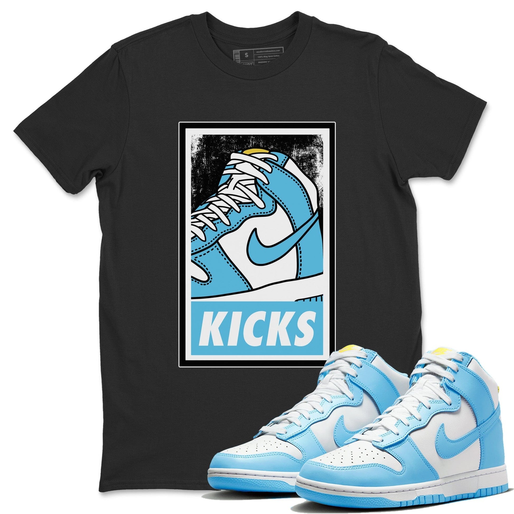 Dunk Blue Chill Sneaker Match Tees KICKS Sneaker Tees Dunk Blue Chill Sneaker Release Tees Unisex Shirts