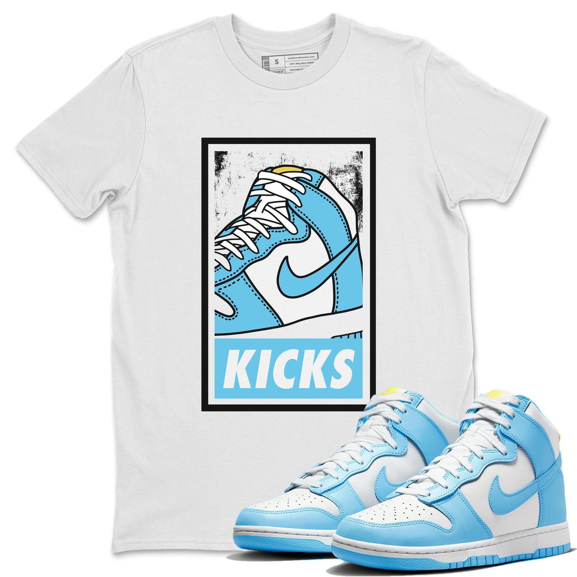 Dunk Blue Chill Sneaker Match Tees KICKS Sneaker Tees Dunk Blue Chill Sneaker Release Tees Unisex Shirts