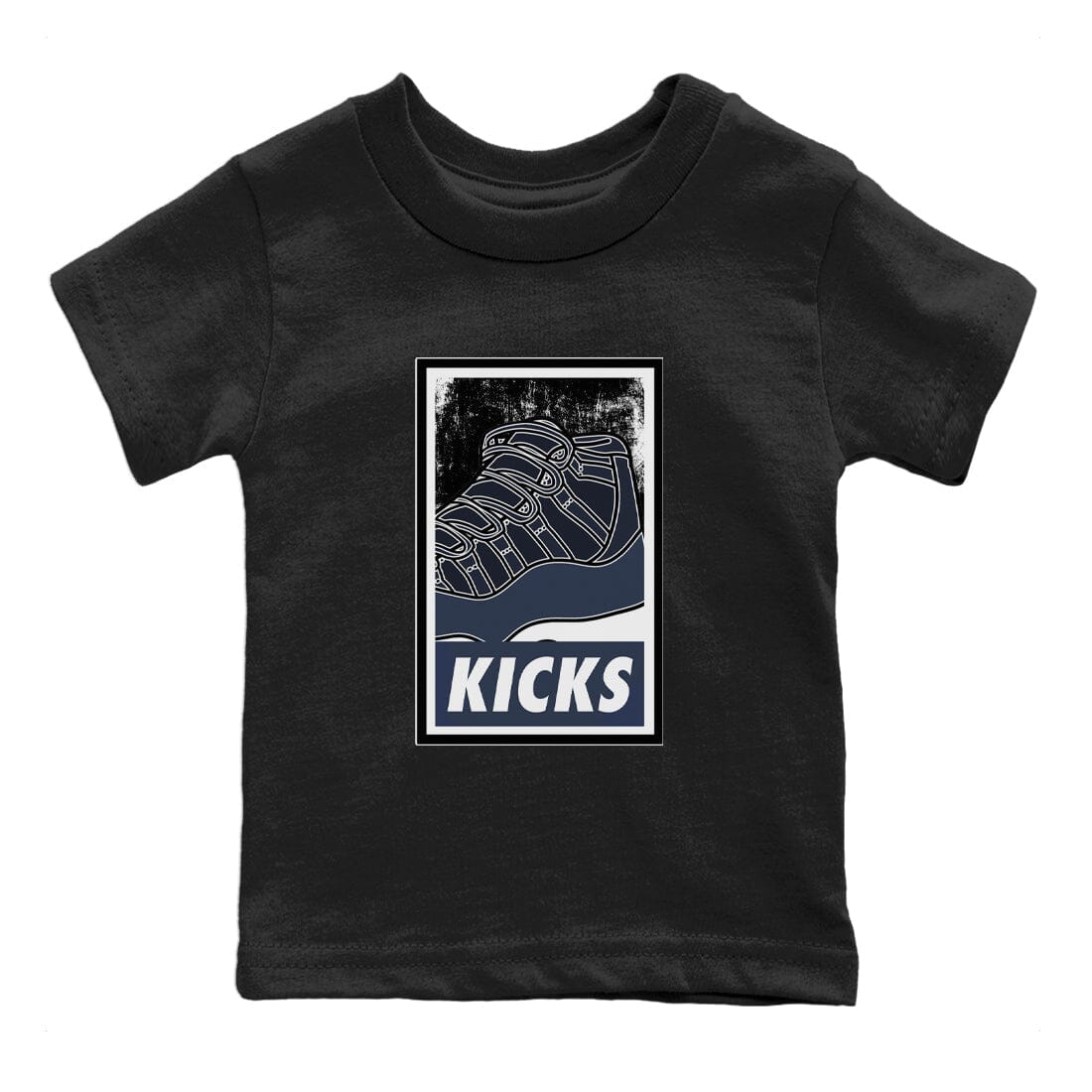 Jordan 11 Midnight Navy Sneaker Match Tees KICKS Sneaker Tees Jordan 11 Midnight Navy Sneaker Release Tees Kids Shirts