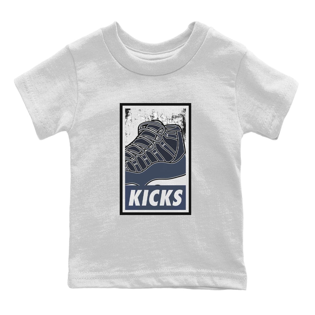 Jordan 11 Midnight Navy Sneaker Match Tees KICKS Sneaker Tees Jordan 11 Midnight Navy Sneaker Release Tees Kids Shirts