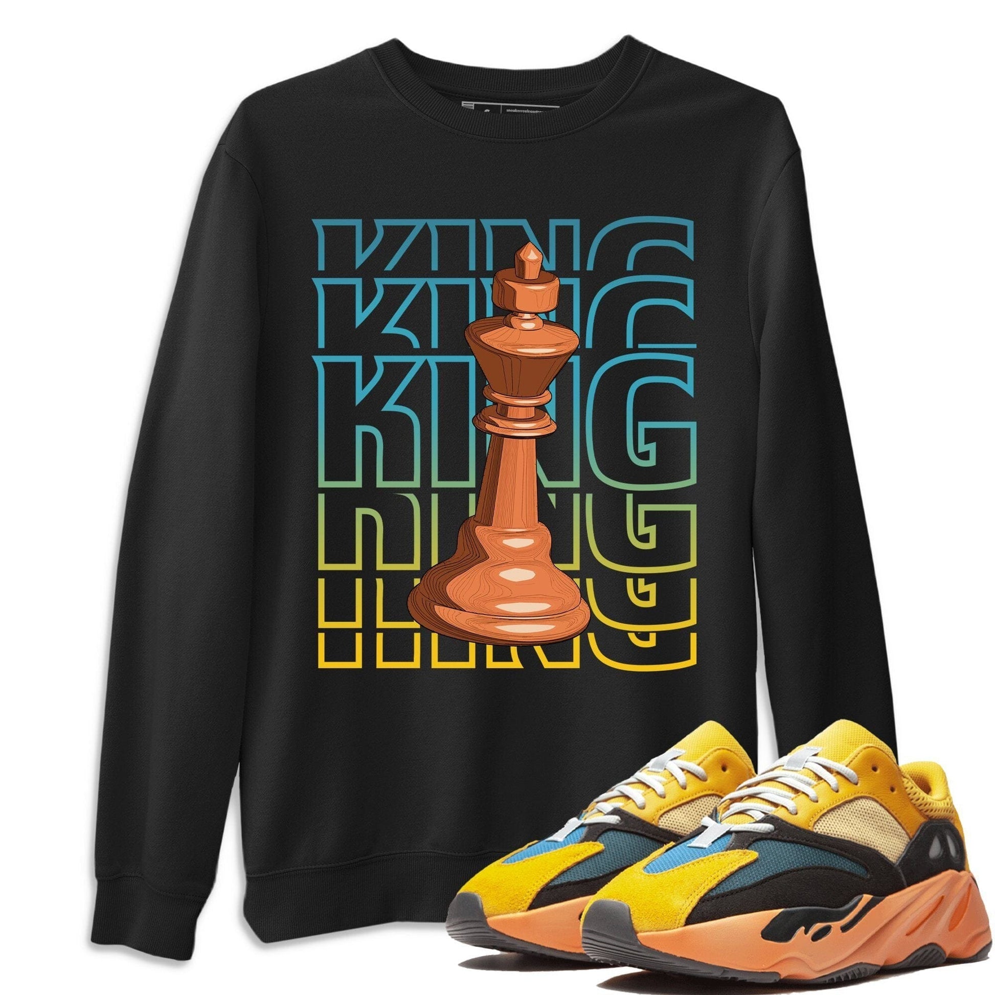 Yeezy 700 Sun Sneaker Match Tees King Sneaker Tees Yeezy 700 Sun Sneaker Release Tees Unisex Shirts