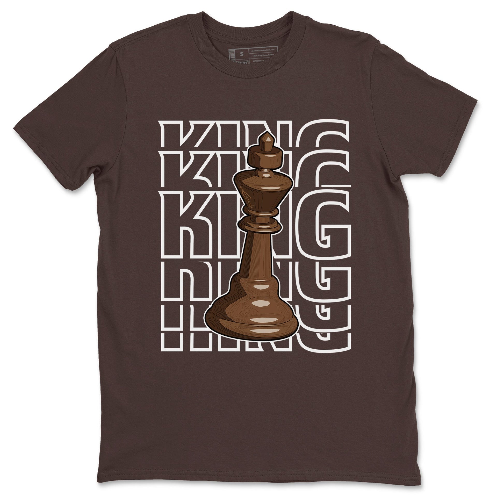AF1 Chocolate shirt to match jordans King sneaker tees Air Force 1 Chocolate SNRT Sneaker Release Tees Cotton Sneaker Tee Dark Chocolate 2 T-Shirt