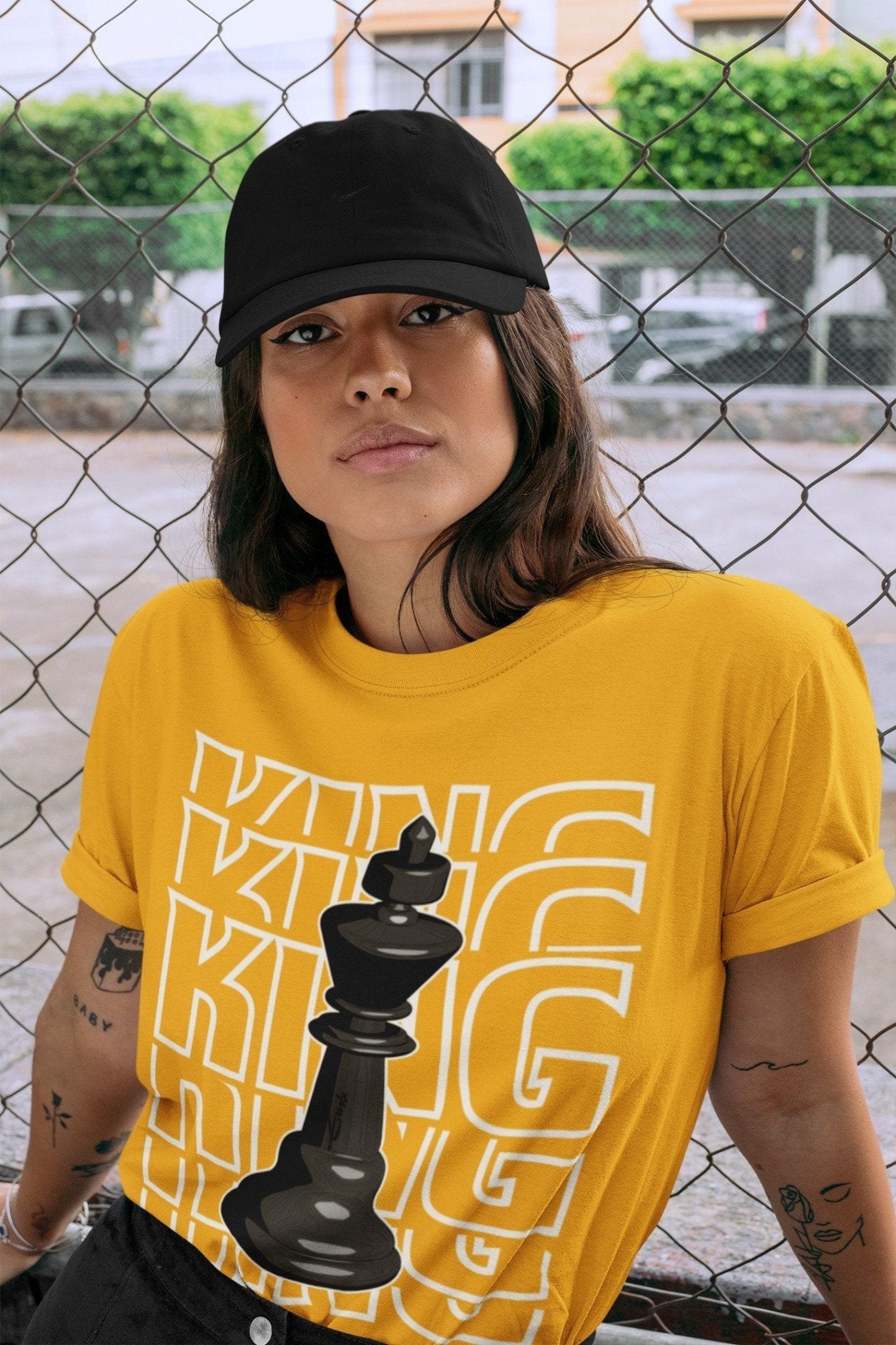 Jordan 1 Pollen Sneaker Match Tees King Sneaker Tees Jordan 1 Pollen Sneaker Release Tees Unisex Shirts