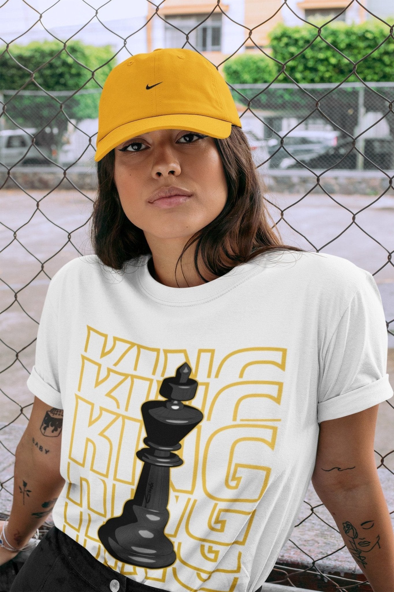 Jordan 1 Pollen Sneaker Match Tees King Sneaker Tees Jordan 1 Pollen Sneaker Release Tees Unisex Shirts