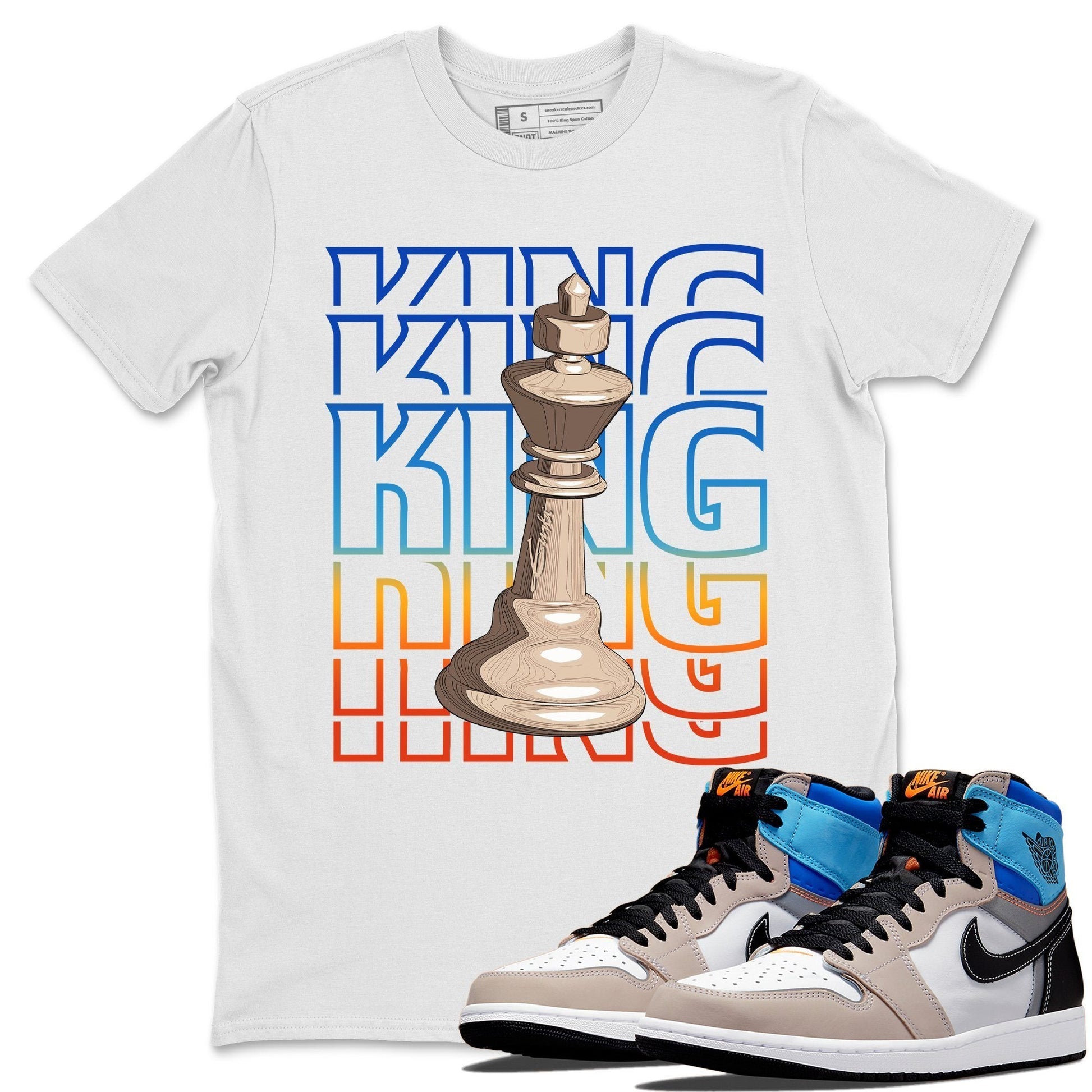 Jordan 1 Prototype Sneaker Match Tees King Sneaker Tees Jordan 1 Prototype Sneaker Release Tees Unisex Shirts