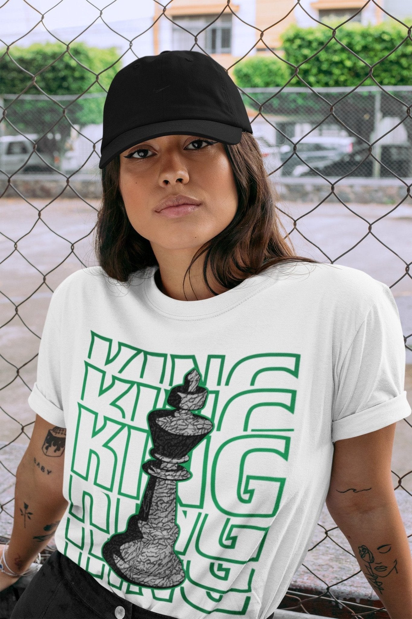 Jordan 3 Pine Green Sneaker Match Tees King Sneaker Tees Jordan 3 Pine Green Sneaker Release Tees Unisex Shirts