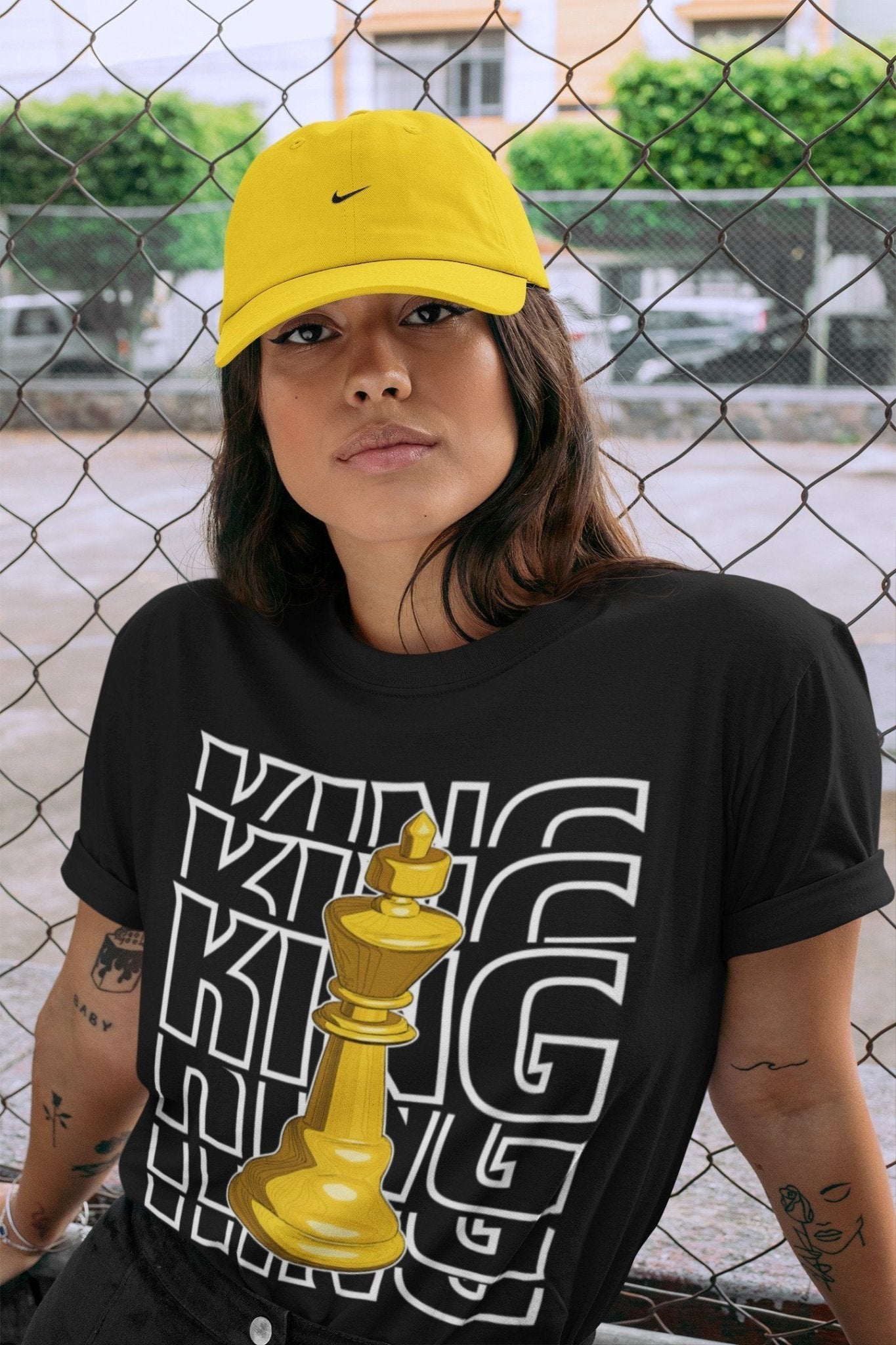 Jordan 4 Lightning Sneaker Match Tees King Sneaker Tees Jordan 4 Lightning Sneaker Release Tees Unisex Shirts