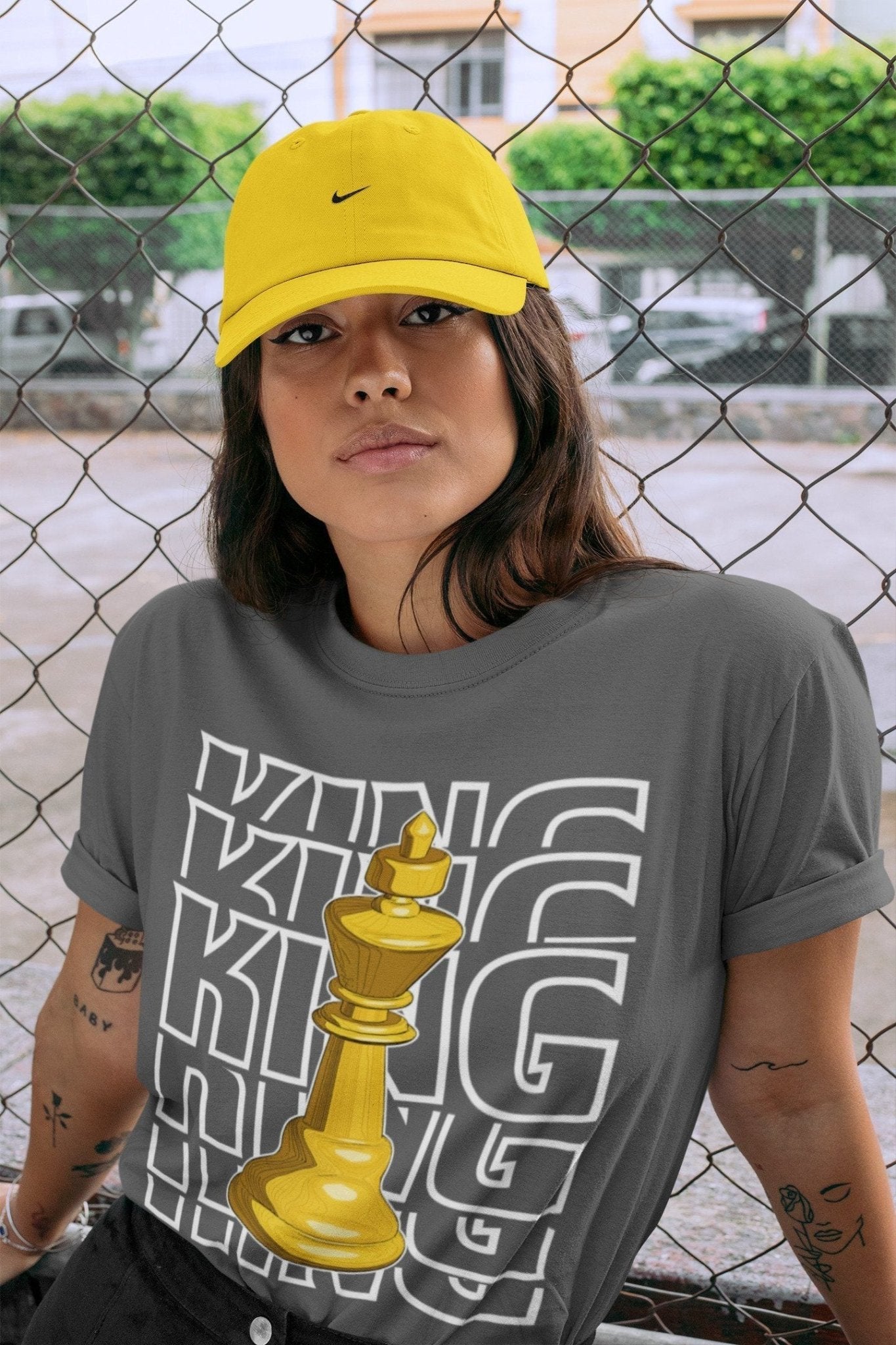 Jordan 4 Lightning Sneaker Match Tees King Sneaker Tees Jordan 4 Lightning Sneaker Release Tees Unisex Shirts