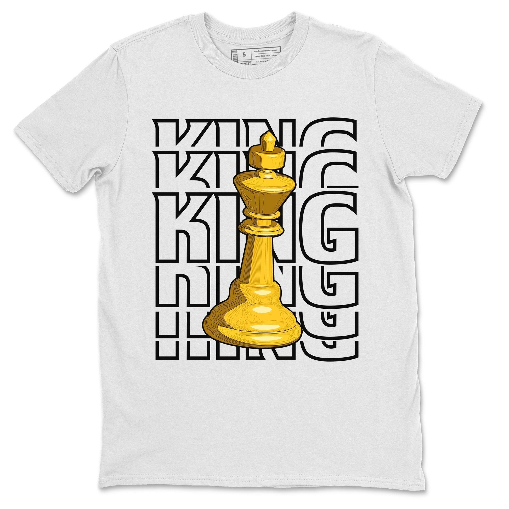 Jordan 4 Lightning Sneaker Match Tees King Sneaker Tees Jordan 4 Lightning Sneaker Release Tees Unisex Shirts