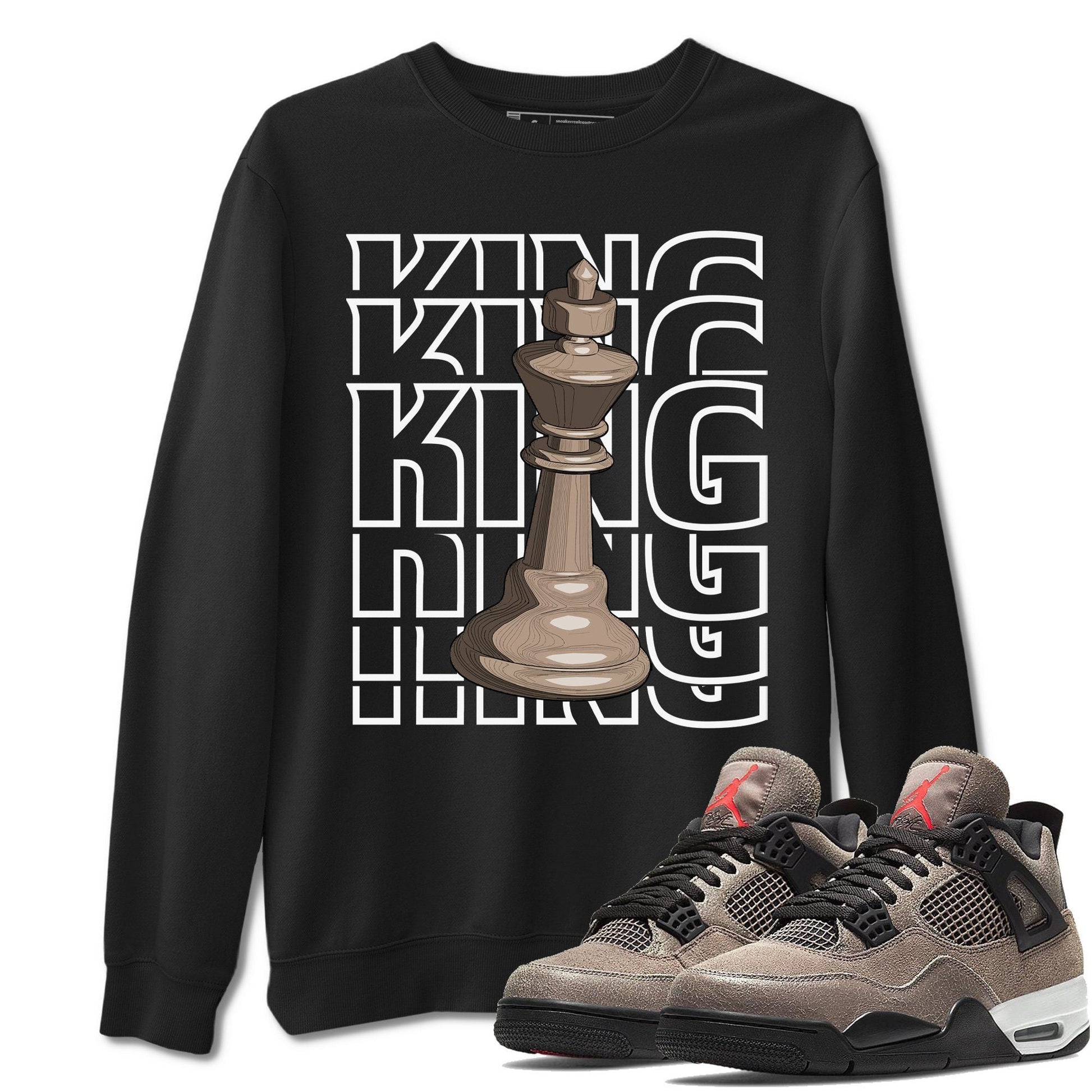 Jordan 4 Taupe Haze Sneaker Match Tees King Sneaker Tees Jordan 4 Taupe Haze Sneaker Release Tees Unisex Shirts