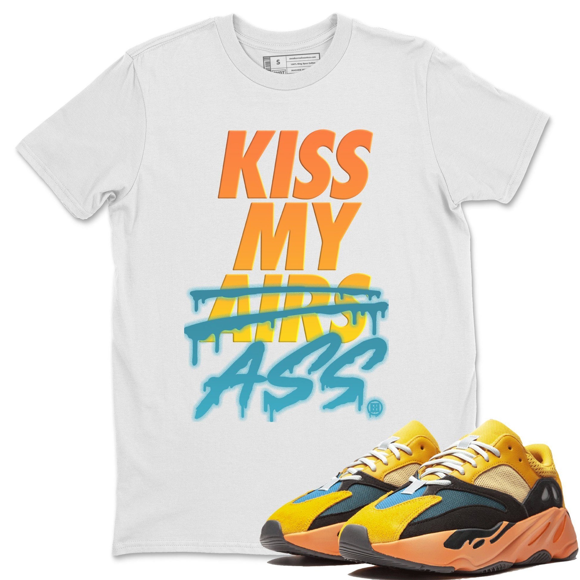 Yeezy 700 Sun Sneaker Match Tees Kiss My Ass Sneaker Tees Yeezy 700 Sun Sneaker Release Tees Unisex Shirts