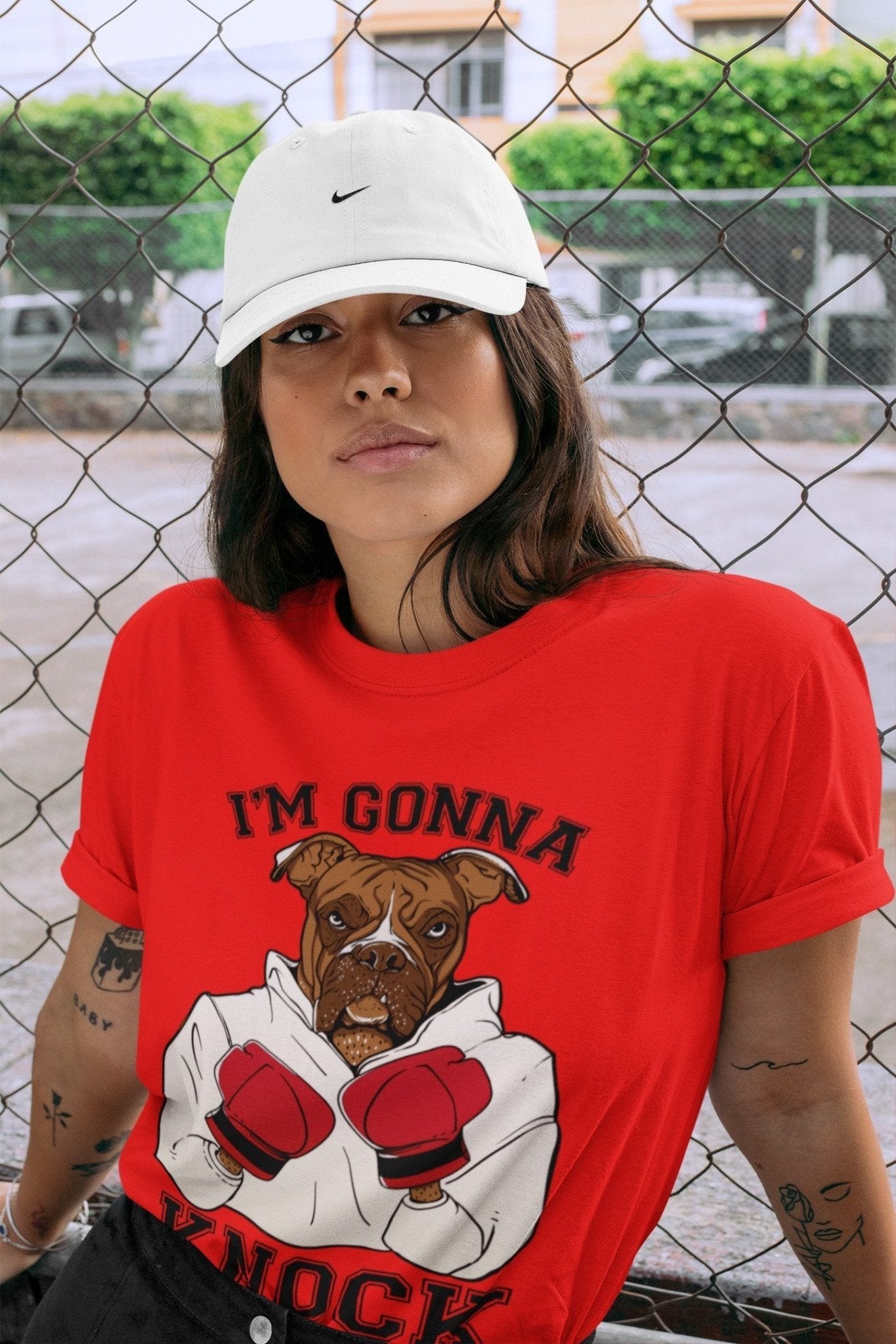 Jordan 1 Chicago Sneaker Match Tees KO Boxer Sneaker Tees Jordan 1 Chicago Sneaker Release Tees Unisex Shirts