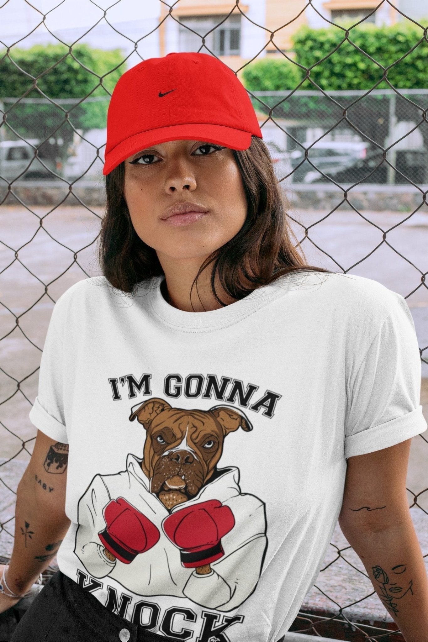 Jordan 1 Chicago Sneaker Match Tees KO Boxer Sneaker Tees Jordan 1 Chicago Sneaker Release Tees Unisex Shirts
