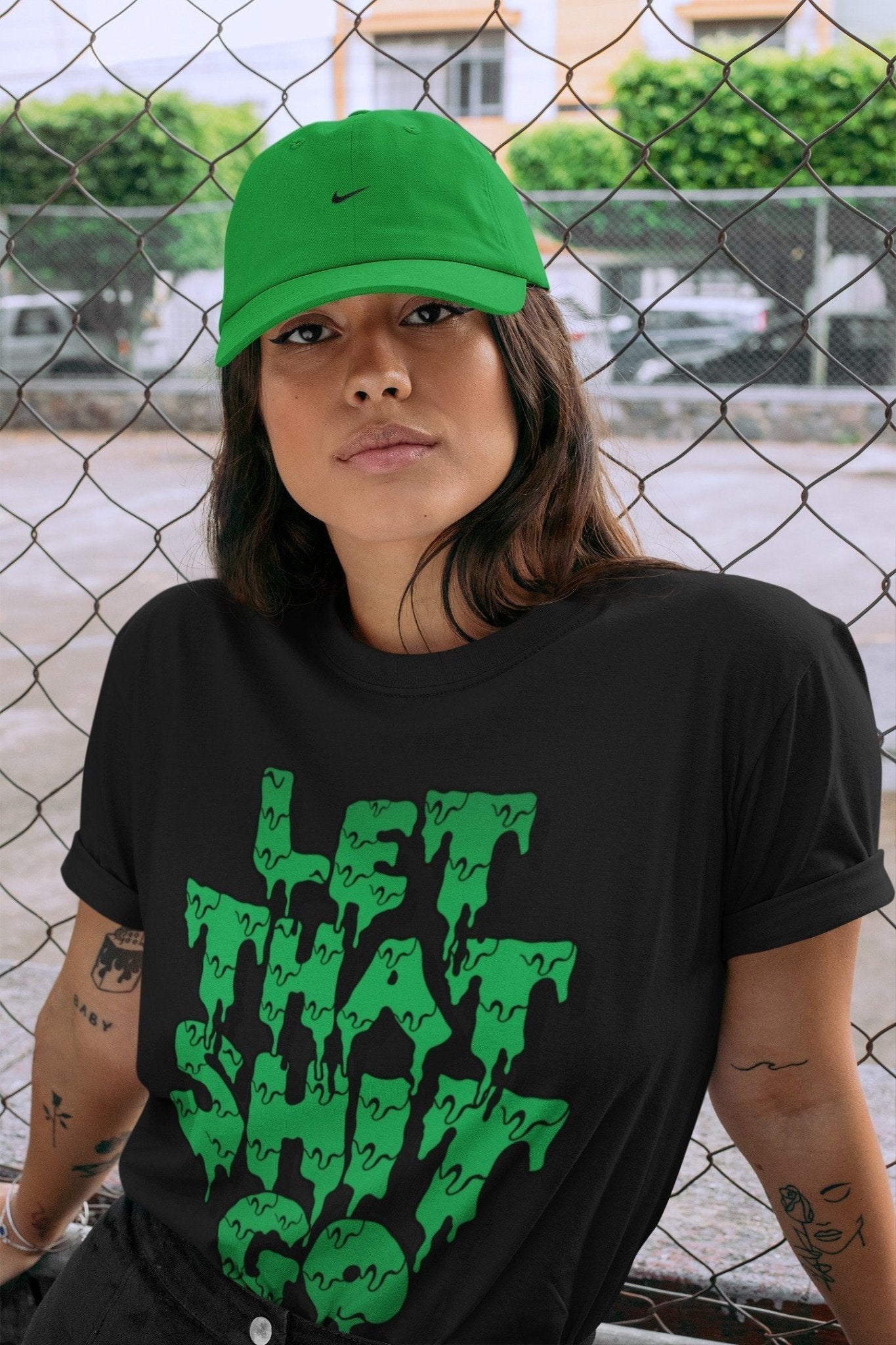 Jordan 3 Pine Green Sneaker Match Tees Let That Shit Go Sneaker Tees Jordan 3 Pine Green Sneaker Release Tees Unisex Shirts