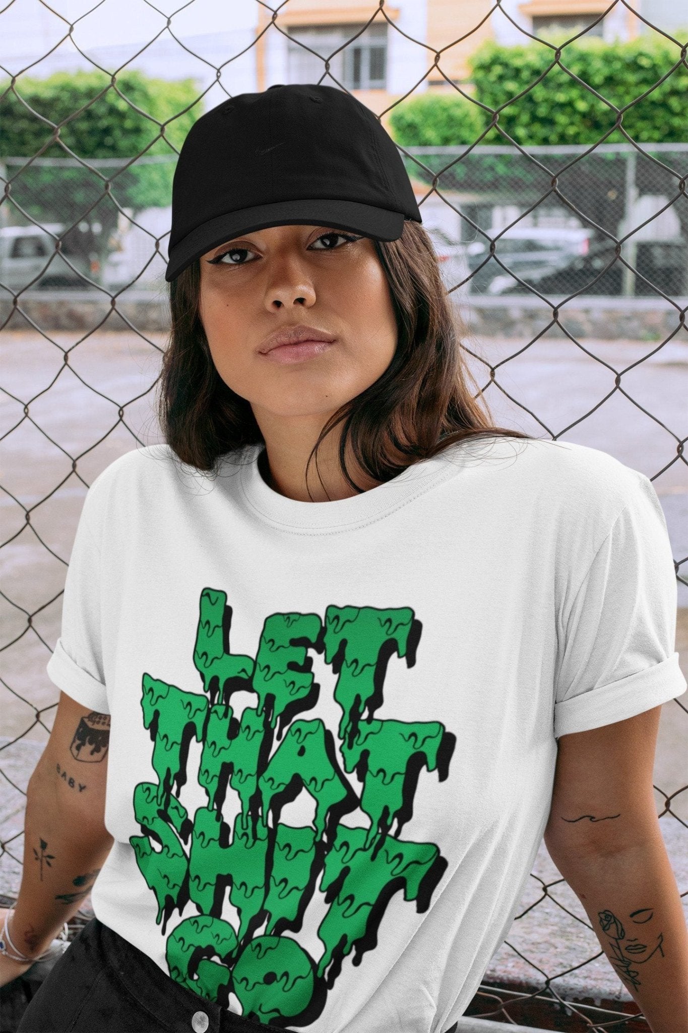 Jordan 3 Pine Green Sneaker Match Tees Let That Shit Go Sneaker Tees Jordan 3 Pine Green Sneaker Release Tees Unisex Shirts