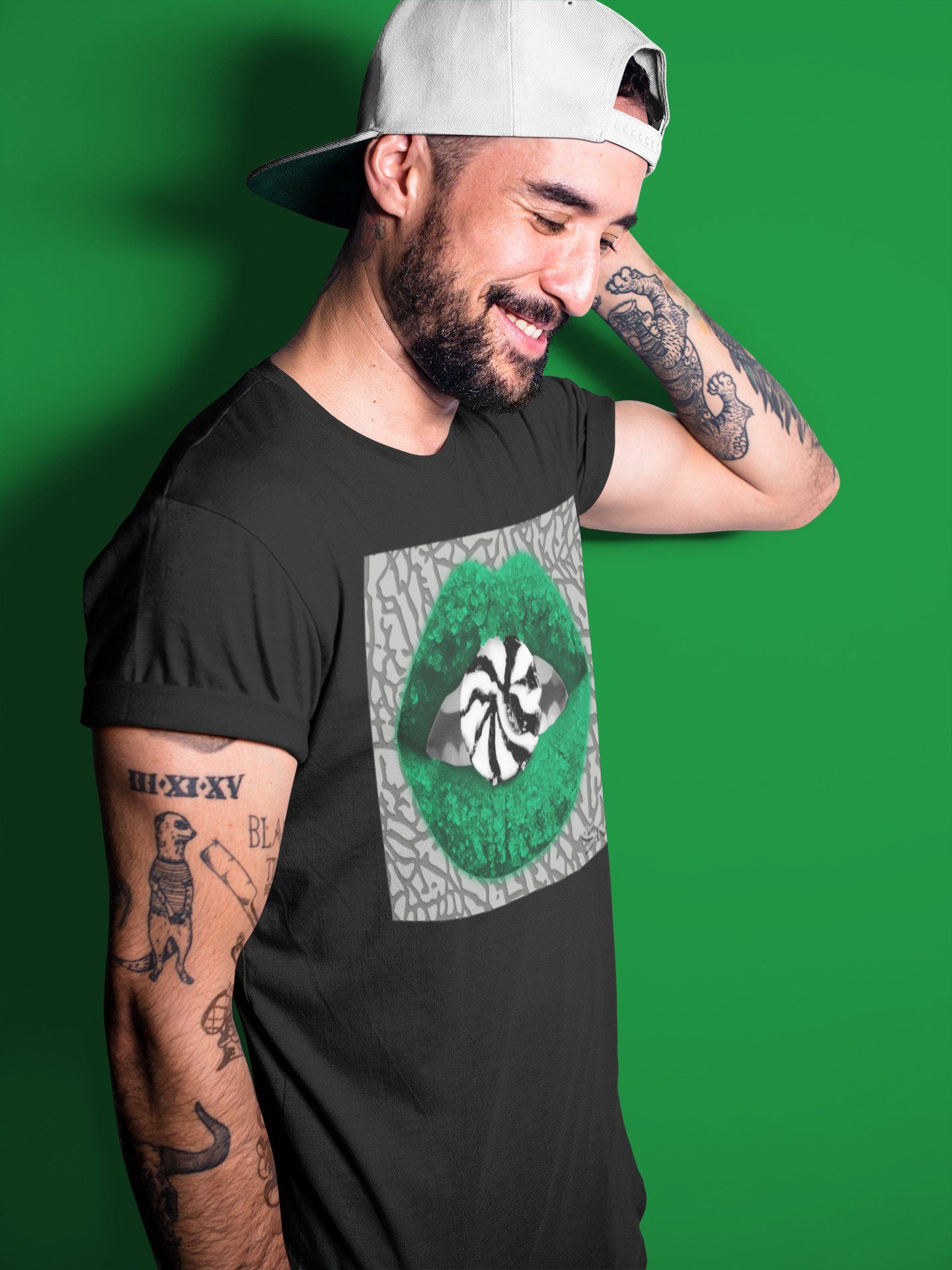 Jordan 3 Pine Green Sneaker Match Tees Lips Candy Sneaker Tees Jordan 3 Pine Green Sneaker Release Tees Unisex Shirts