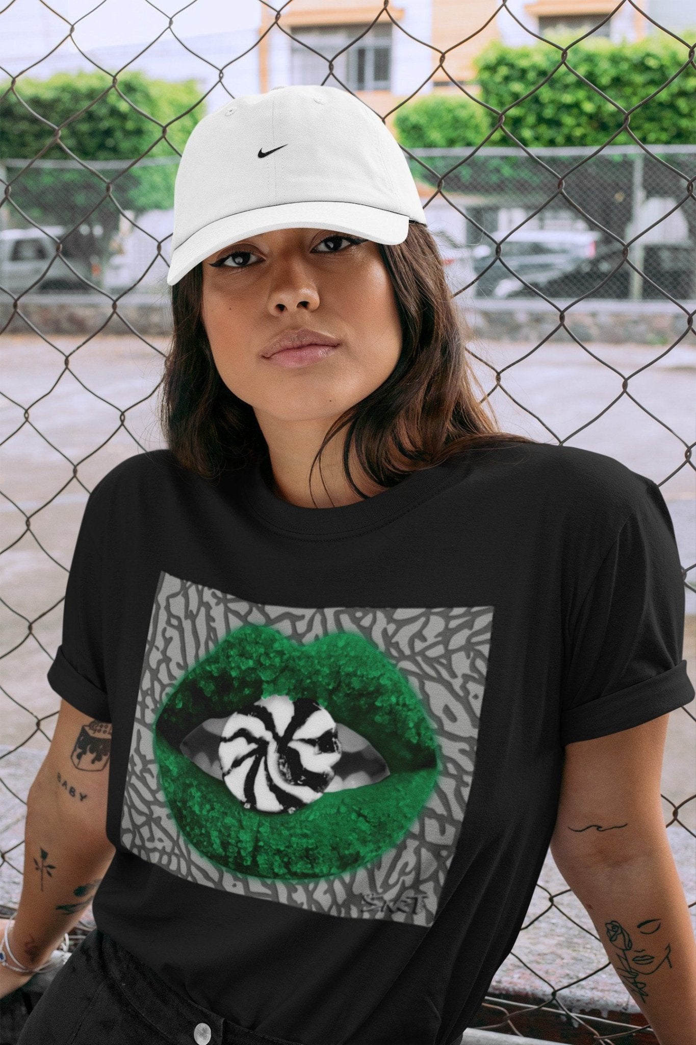 Jordan 3 Pine Green Sneaker Match Tees Lips Candy Sneaker Tees Jordan 3 Pine Green Sneaker Release Tees Unisex Shirts