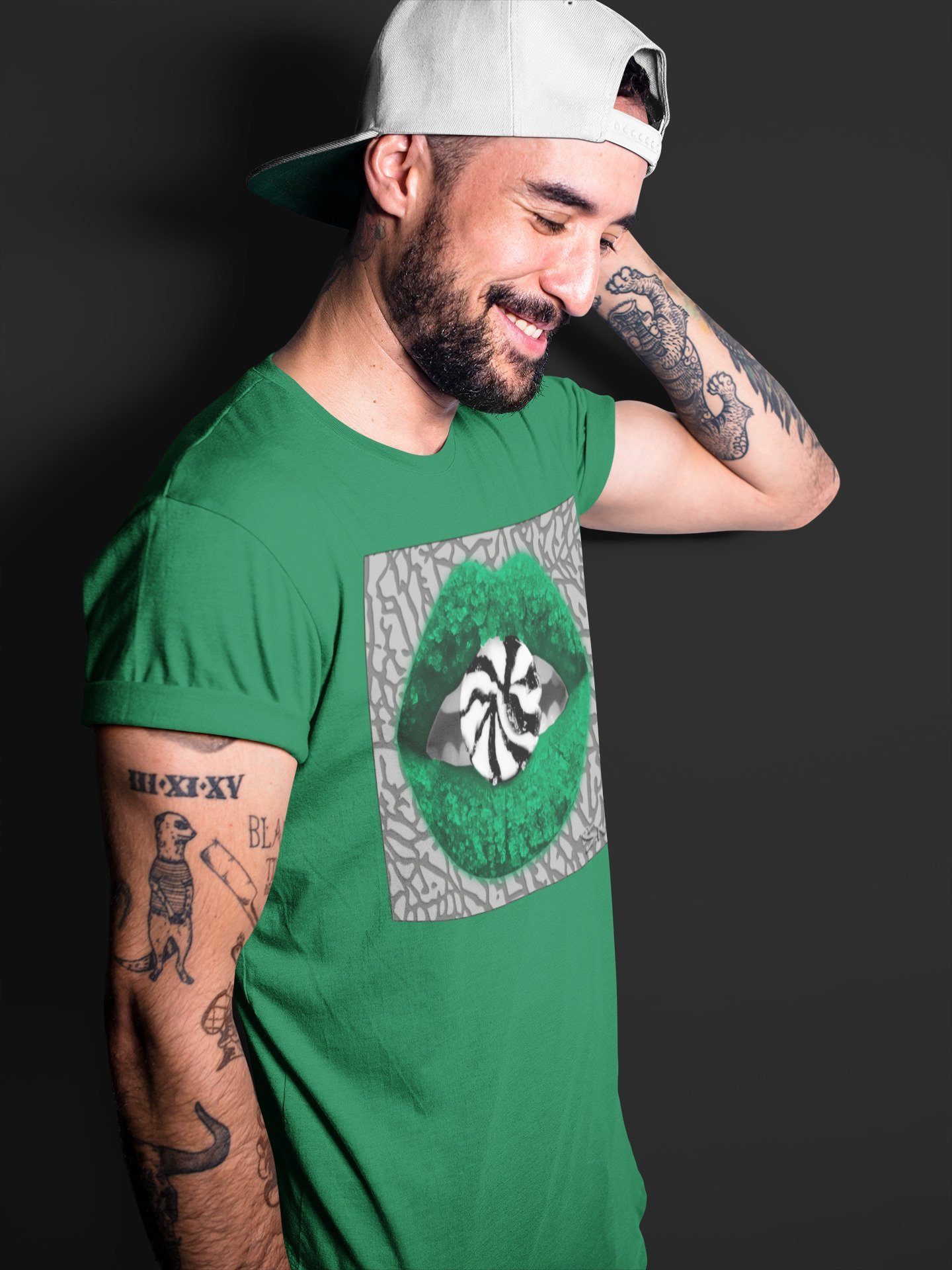 Jordan 3 Pine Green Sneaker Match Tees Lips Candy Sneaker Tees Jordan 3 Pine Green Sneaker Release Tees Unisex Shirts