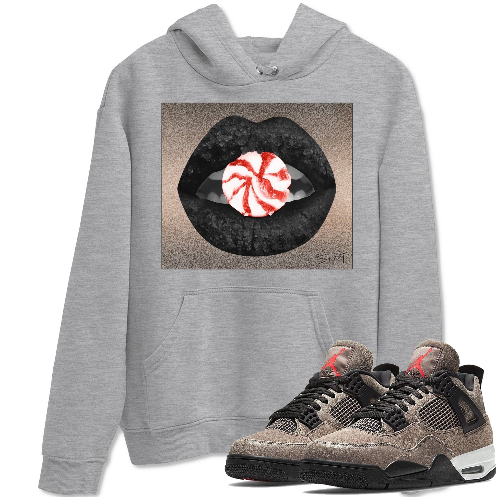Jordan 4 Taupe Haze Sneaker Match Tees Lips Candy Sneaker Tees Jordan 4 Taupe Haze Sneaker Release Tees Unisex Shirts