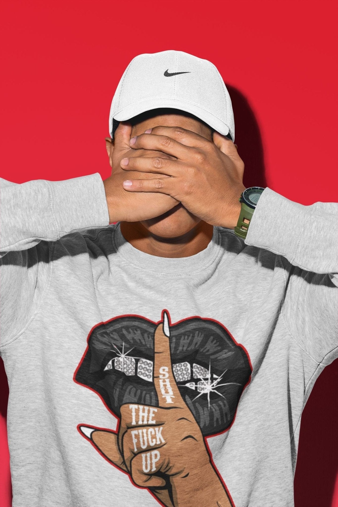 Jordan 12 Playoffs Sneaker Match Tees Lips Hand Sneaker Tees Jordan 12 Playoffs Sneaker Release Tees Unisex Shirts