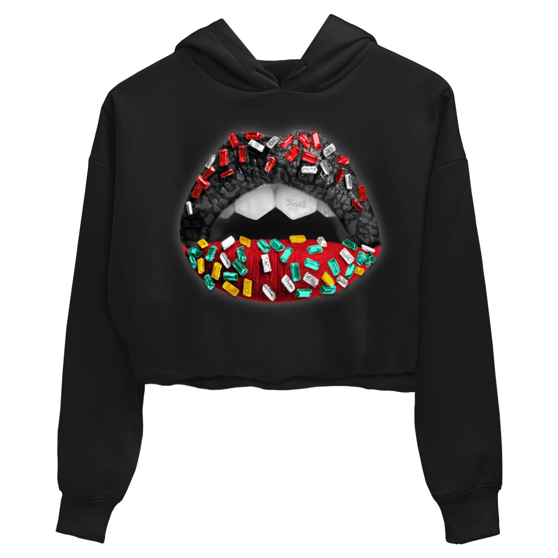 Jordan 1 Siempre Familia Sneaker Match Tees Lips Jewel Sneaker Tees Jordan 1 Siempre Familia Sneaker Release Tees Women's Shirts