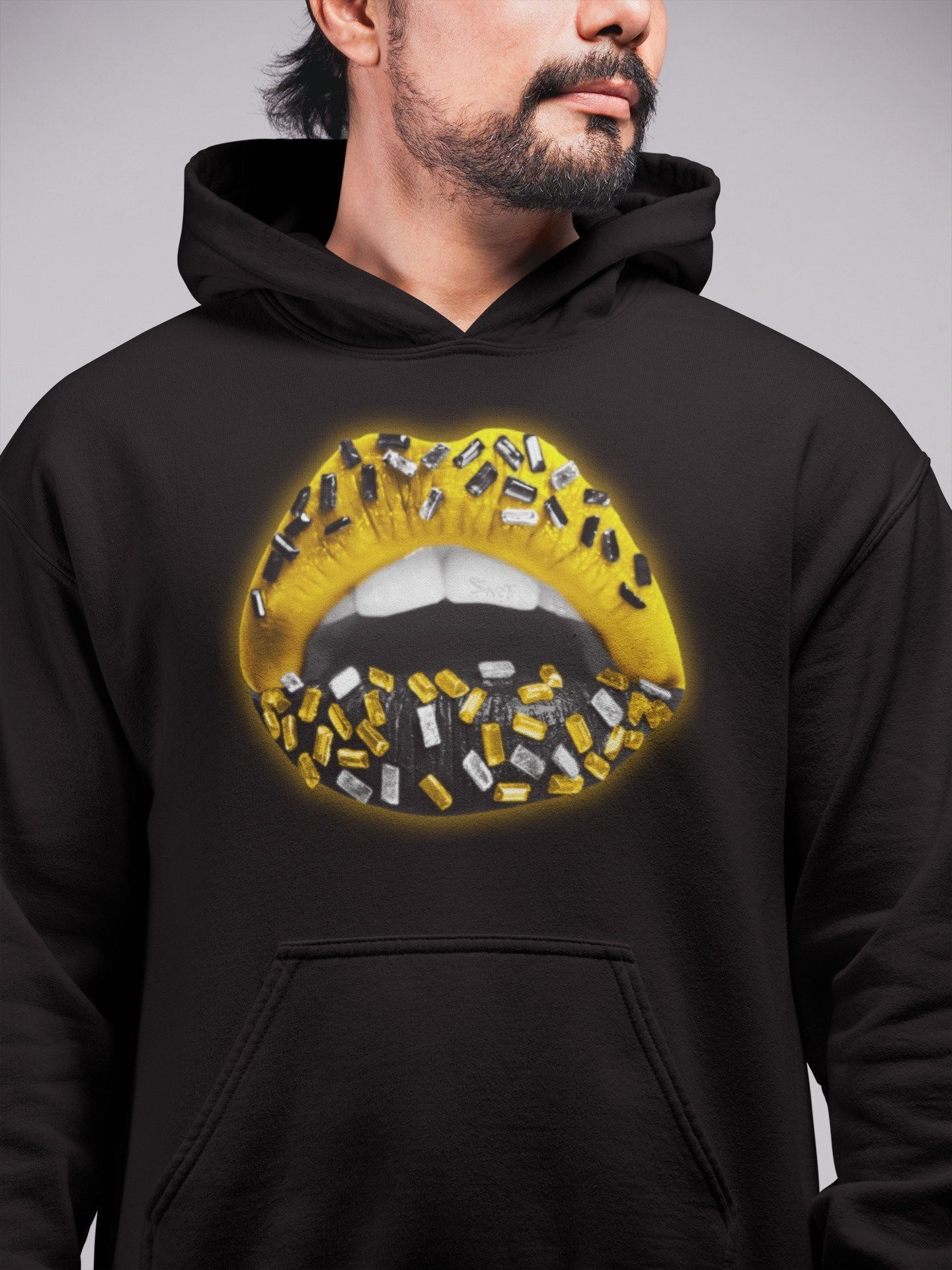 Jordan 4 Lightning Sneaker Match Tees Lips Jewel Sneaker Tees Jordan 4 Lightning Sneaker Release Tees Unisex Shirts