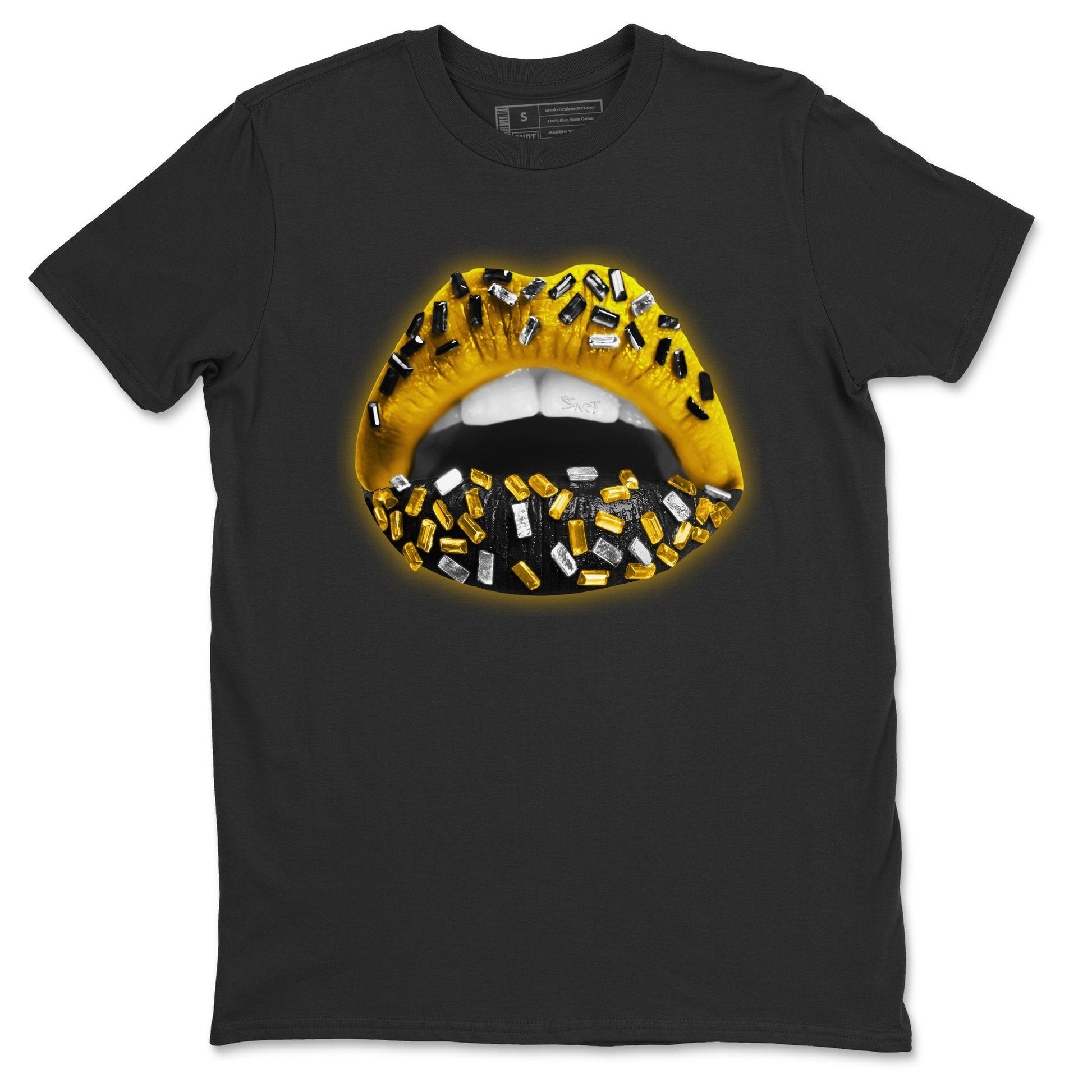 Jordan 4 Lightning Sneaker Match Tees Lips Jewel Sneaker Tees Jordan 4 Lightning Sneaker Release Tees Unisex Shirts