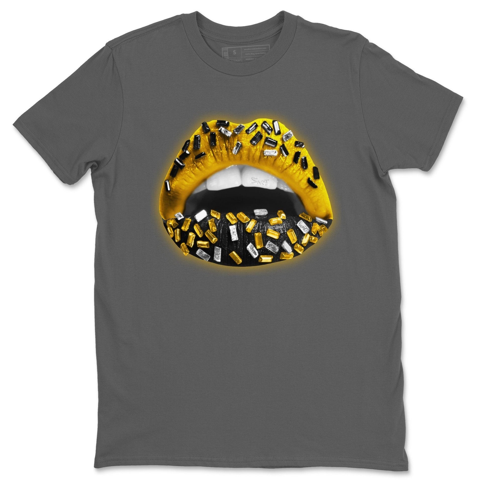 Jordan 4 Lightning Sneaker Match Tees Lips Jewel Sneaker Tees Jordan 4 Lightning Sneaker Release Tees Unisex Shirts