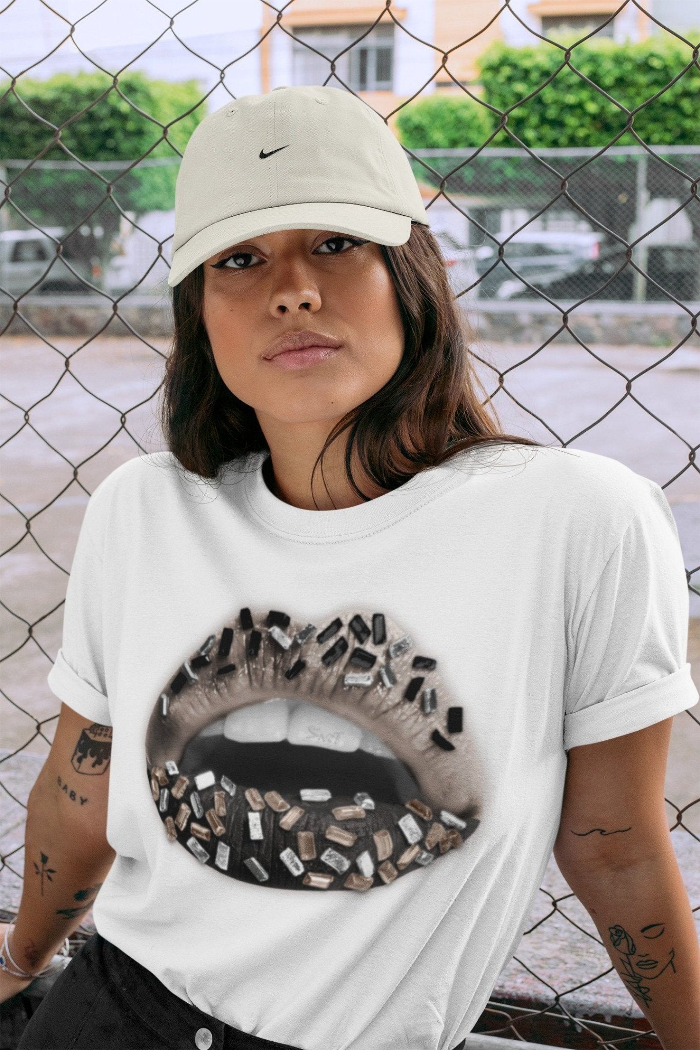 Jordan 4 Taupe Haze Sneaker Match Tees Lips Jewel Sneaker Tees Jordan 4 Taupe Haze Sneaker Release Tees Unisex Shirts
