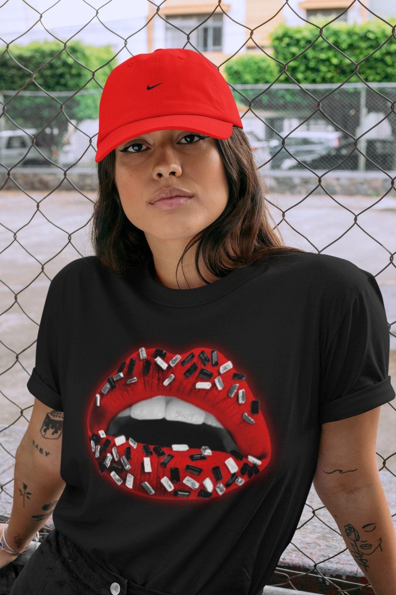 Jordan 5 Raging Bull Sneaker Match Tees Lips Jewel Sneaker Tees Jordan 5 Raging Bull Sneaker Release Tees Unisex Shirts