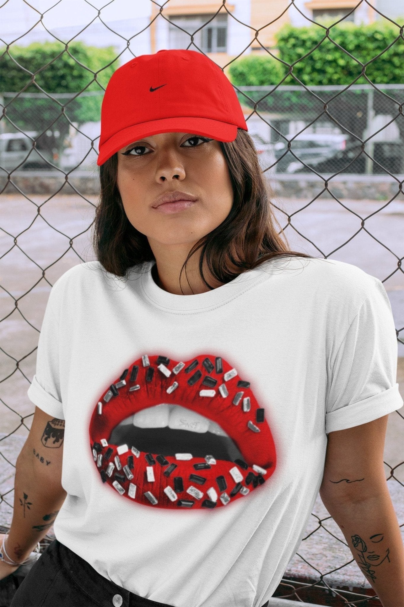 Jordan 5 Raging Bull Sneaker Match Tees Lips Jewel Sneaker Tees Jordan 5 Raging Bull Sneaker Release Tees Unisex Shirts