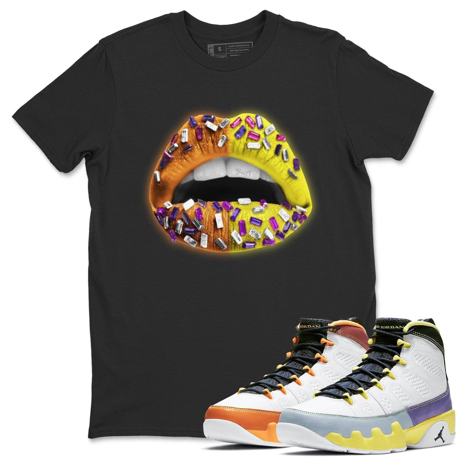 Jordan 9 Change The World Sneaker Match Tees Lips Jewel Sneaker Tees Jordan 9 Change The World Sneaker Release Tees Unisex Shirts